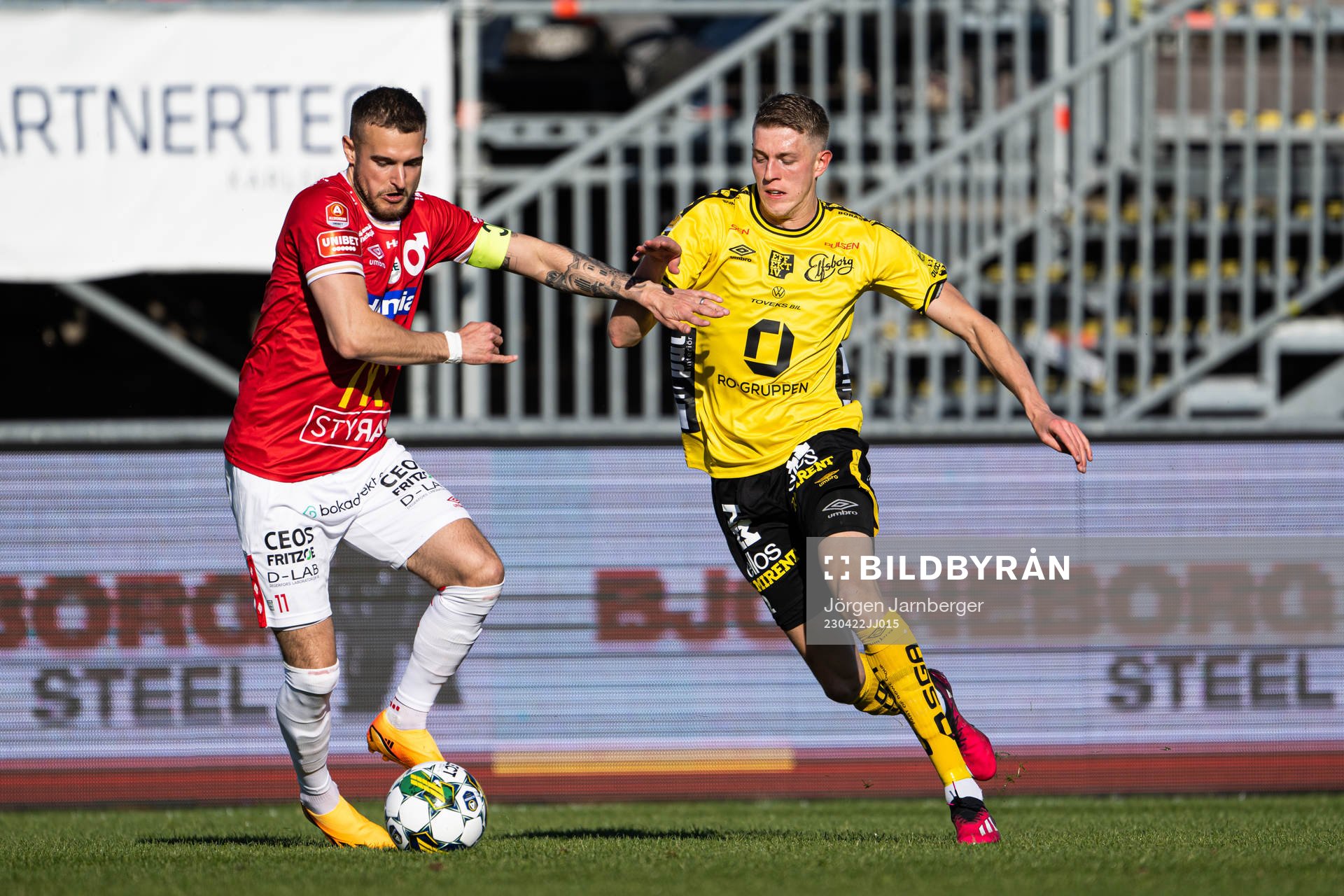 Degerfors Christos Gravius och Elfsborgs Alexander