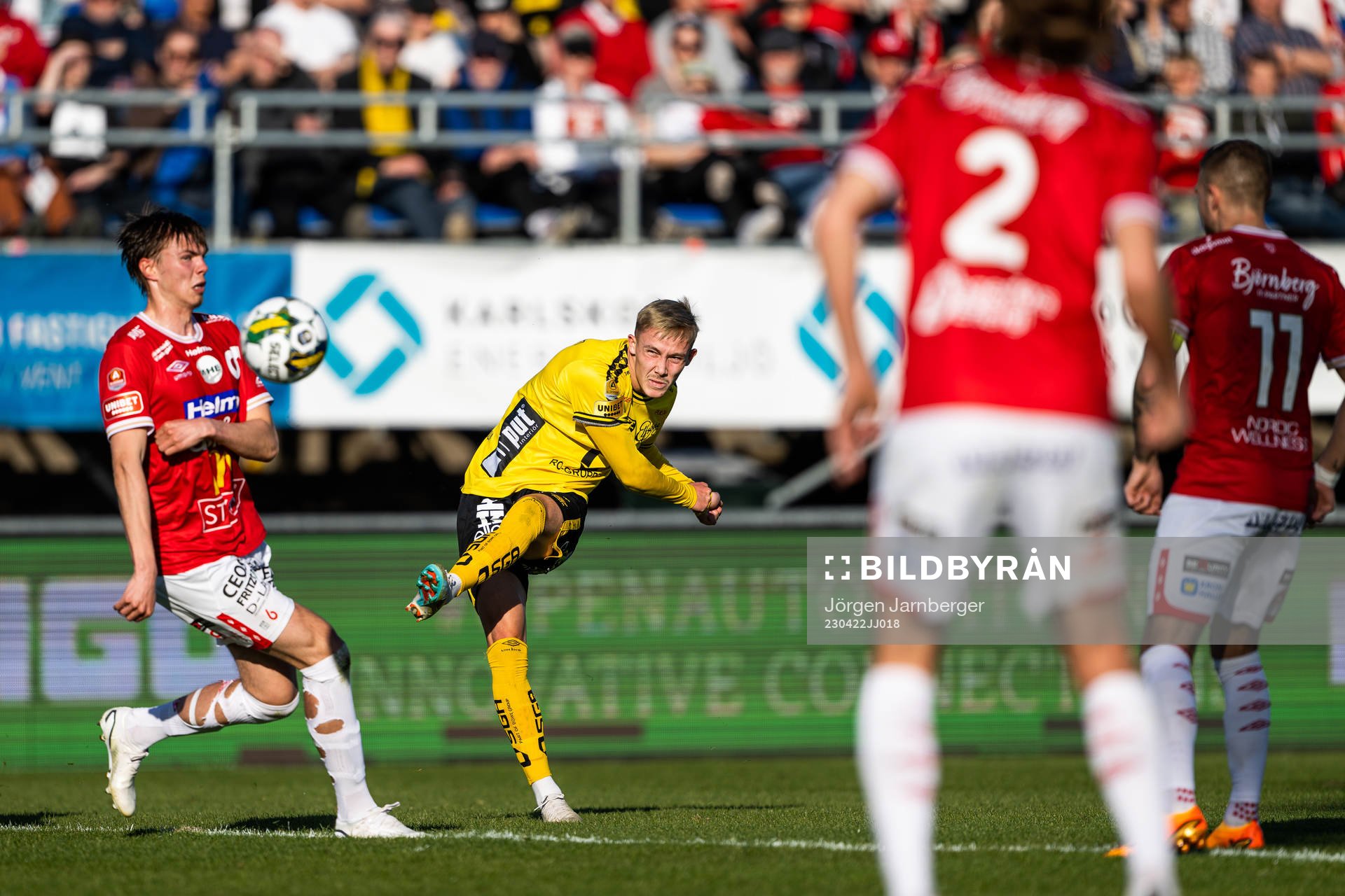 Degerfors Oscar Wallin och Elfsborgs Jacob Ondrejka