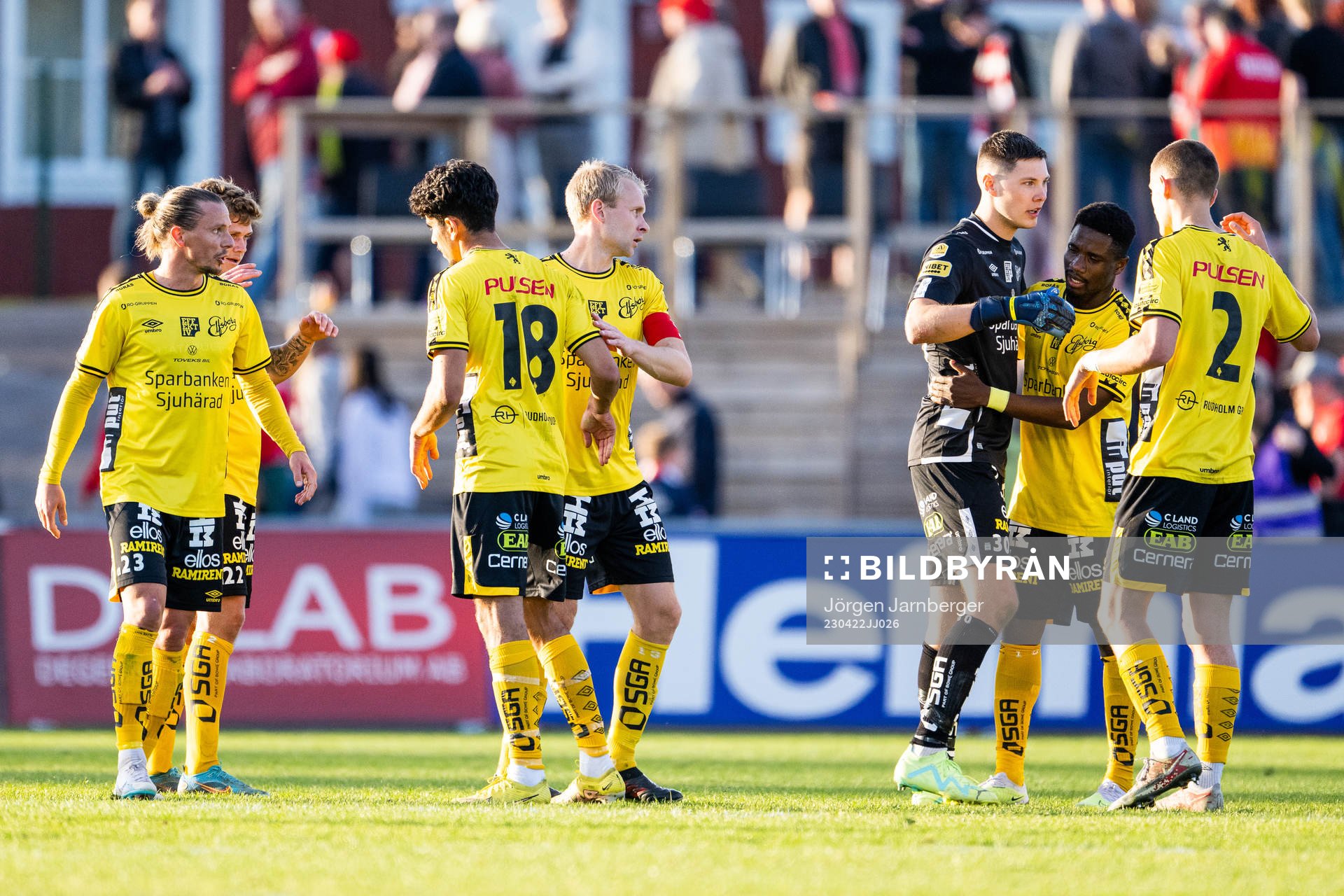 Elfsborgs spelare jublar