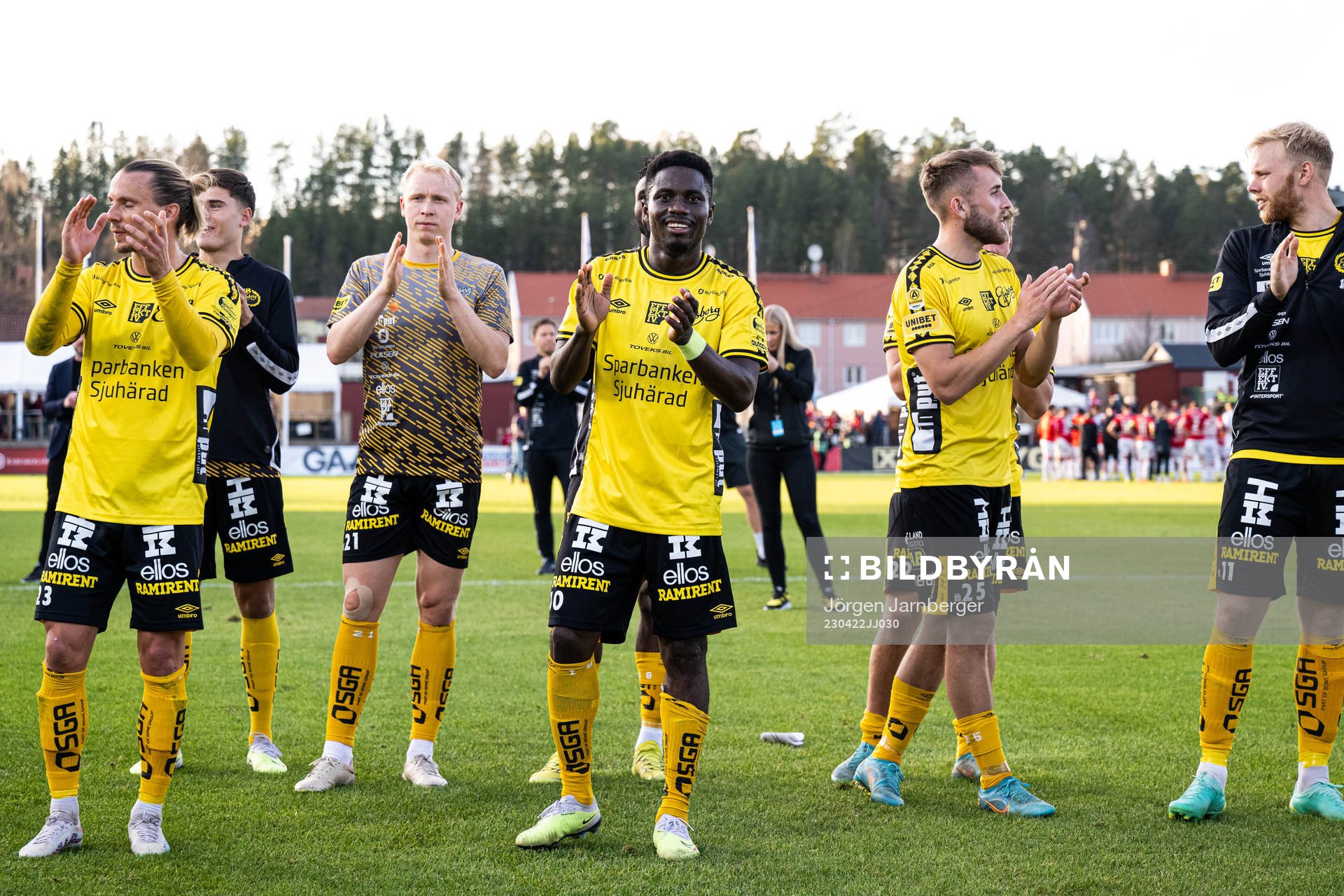 Elfsborgs Michael Baidoo jublar