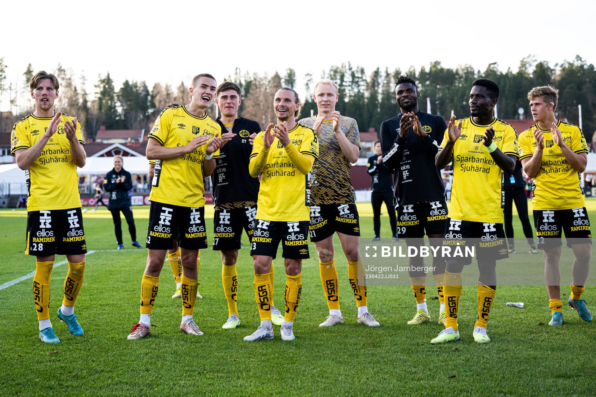Elfsborgs spelare jublar