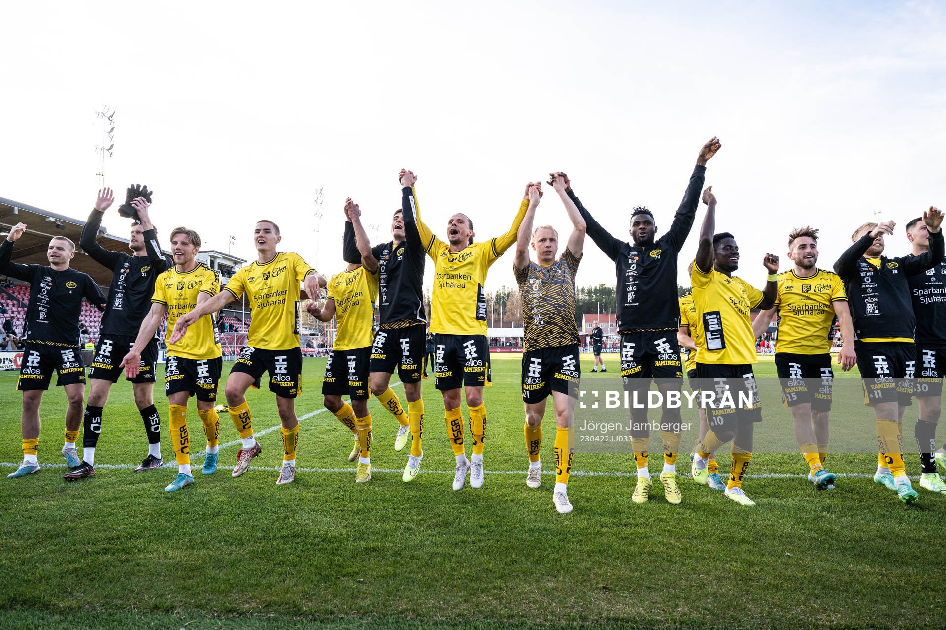 Elfsborgs spelare jublar