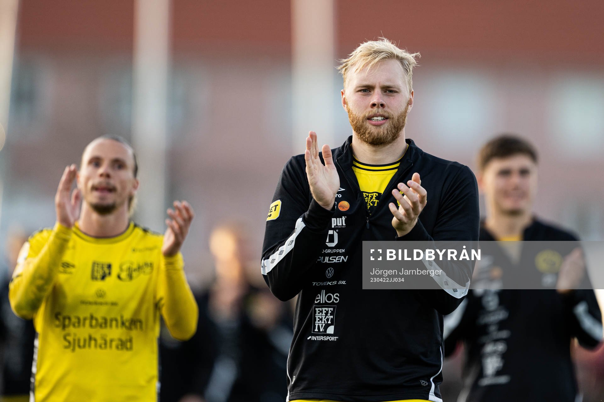 Elfsborgs Sveinn Guðjohnsen jublar