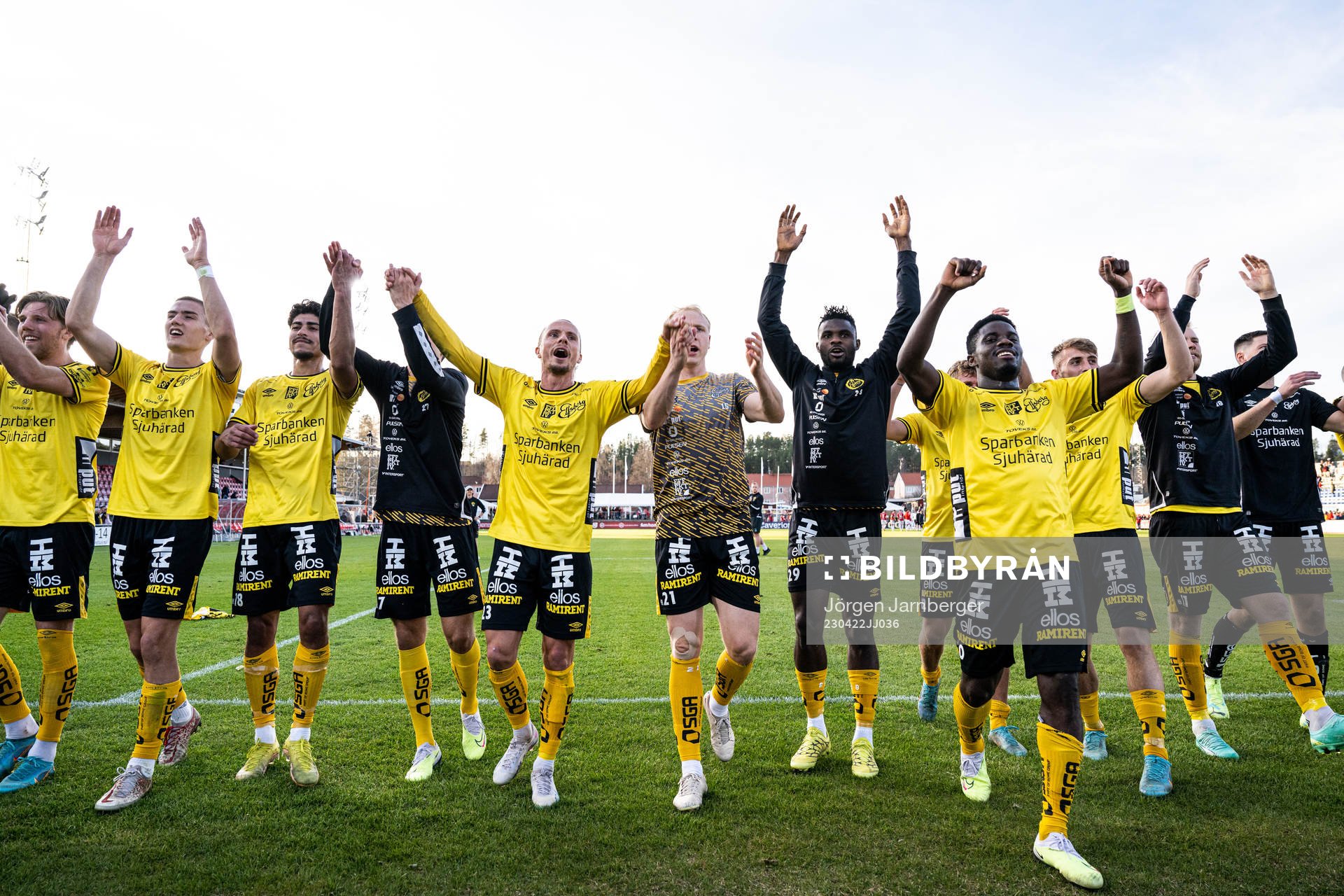 Elfsborgs spelare jublar