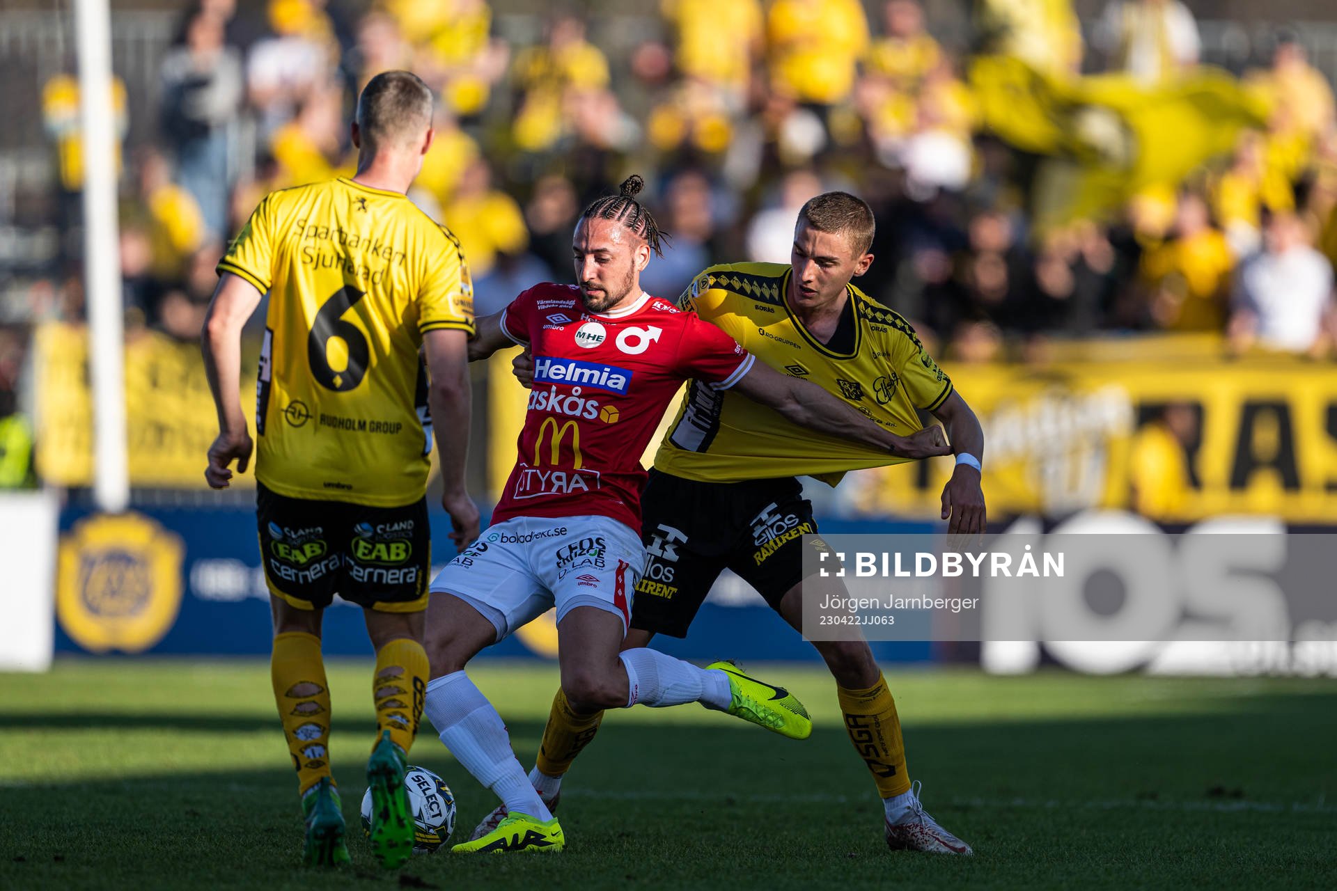Degerfors Dijan Vukojevic och Elfsborgs Gustaf Lagerbielke