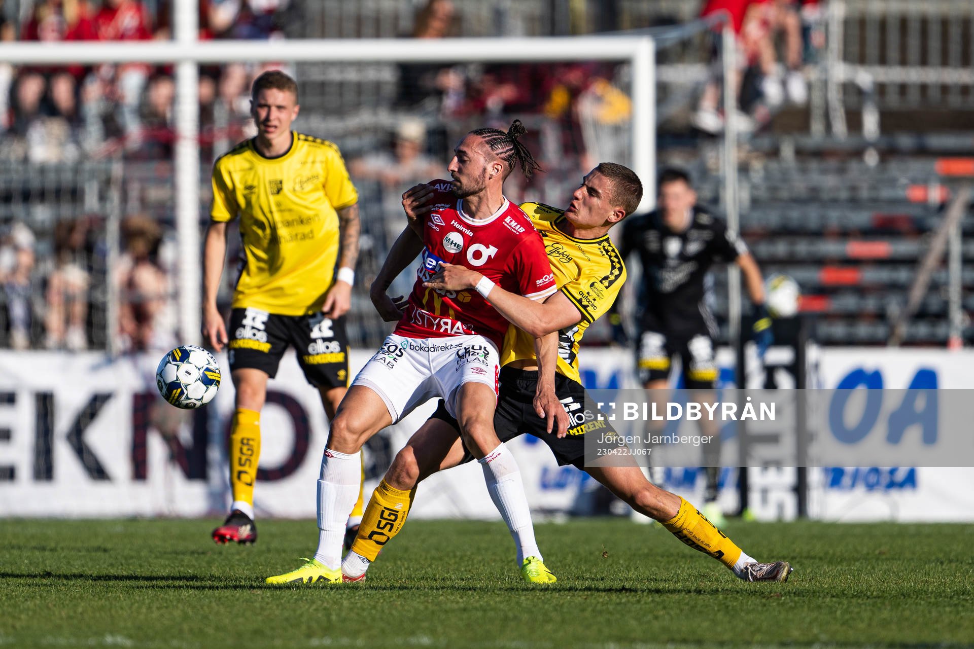 Degerfors Dijan Vukojevic och Elfsborgs Gustaf Lagerbielke