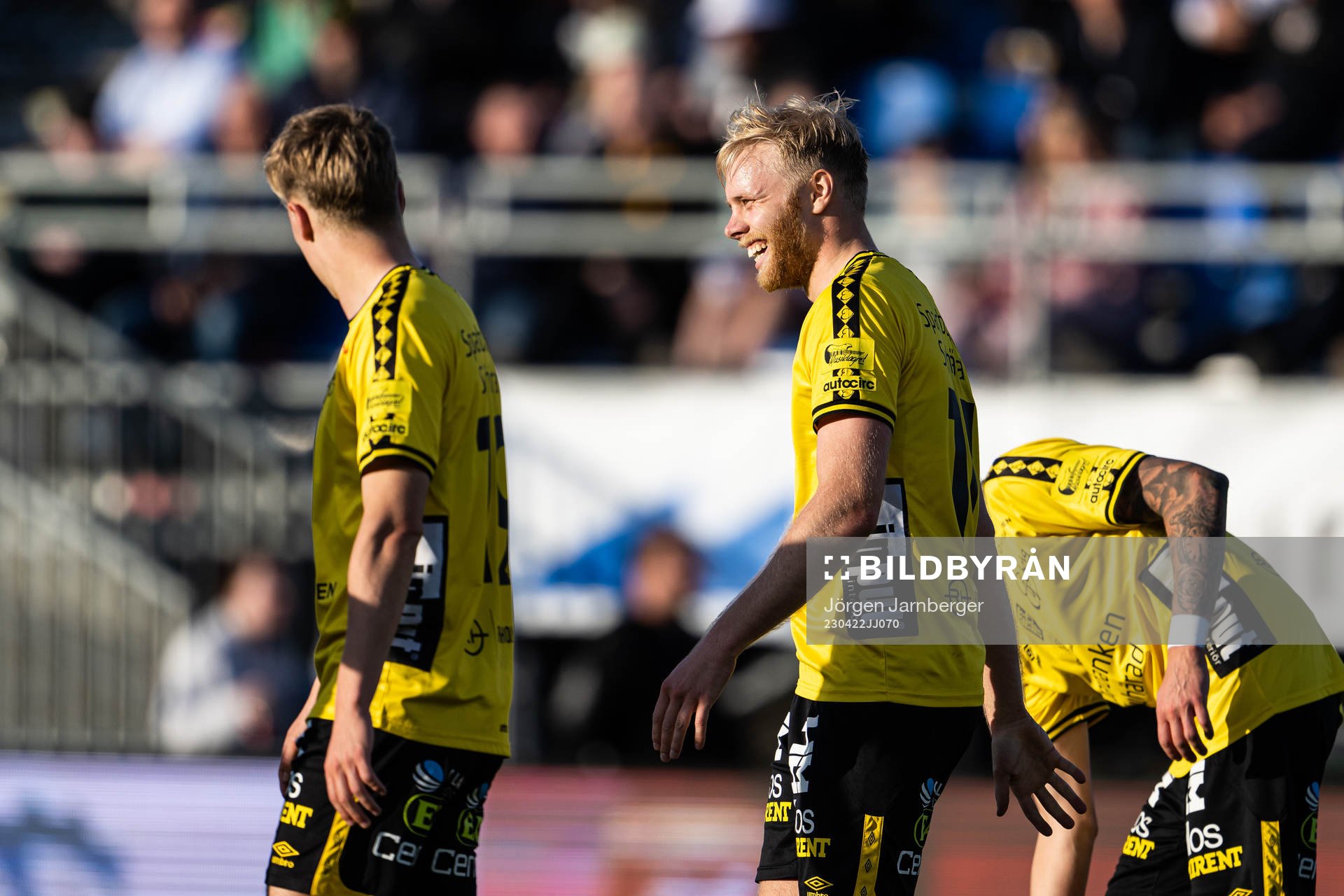 Elfsborgs Sveinn Guðjohnsen jublar