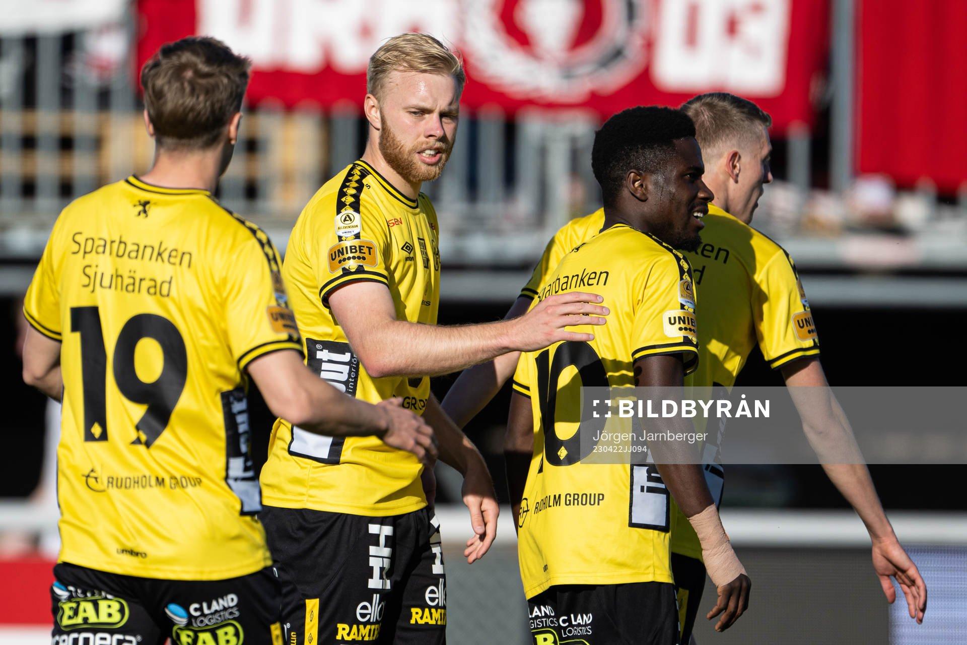 Elfsborgs Sveinn Guðjohnsen jublar