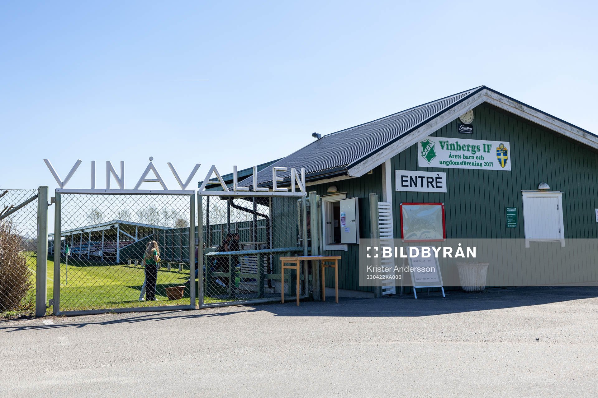Entrén till Vinåvallen