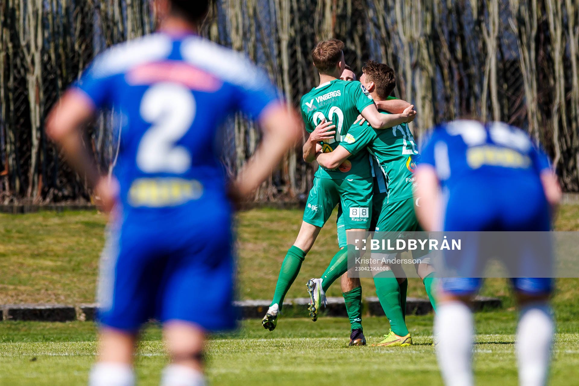 Vinbergs spelare jublar