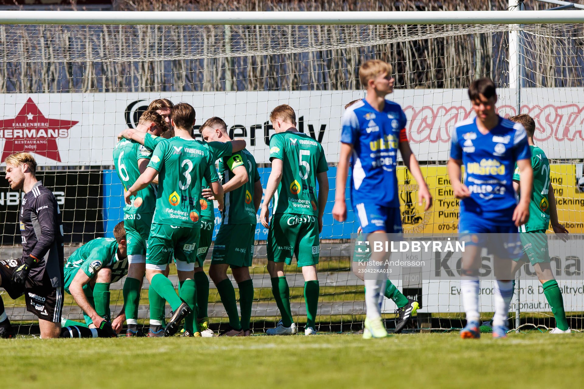 Vinbergs spelare jublar