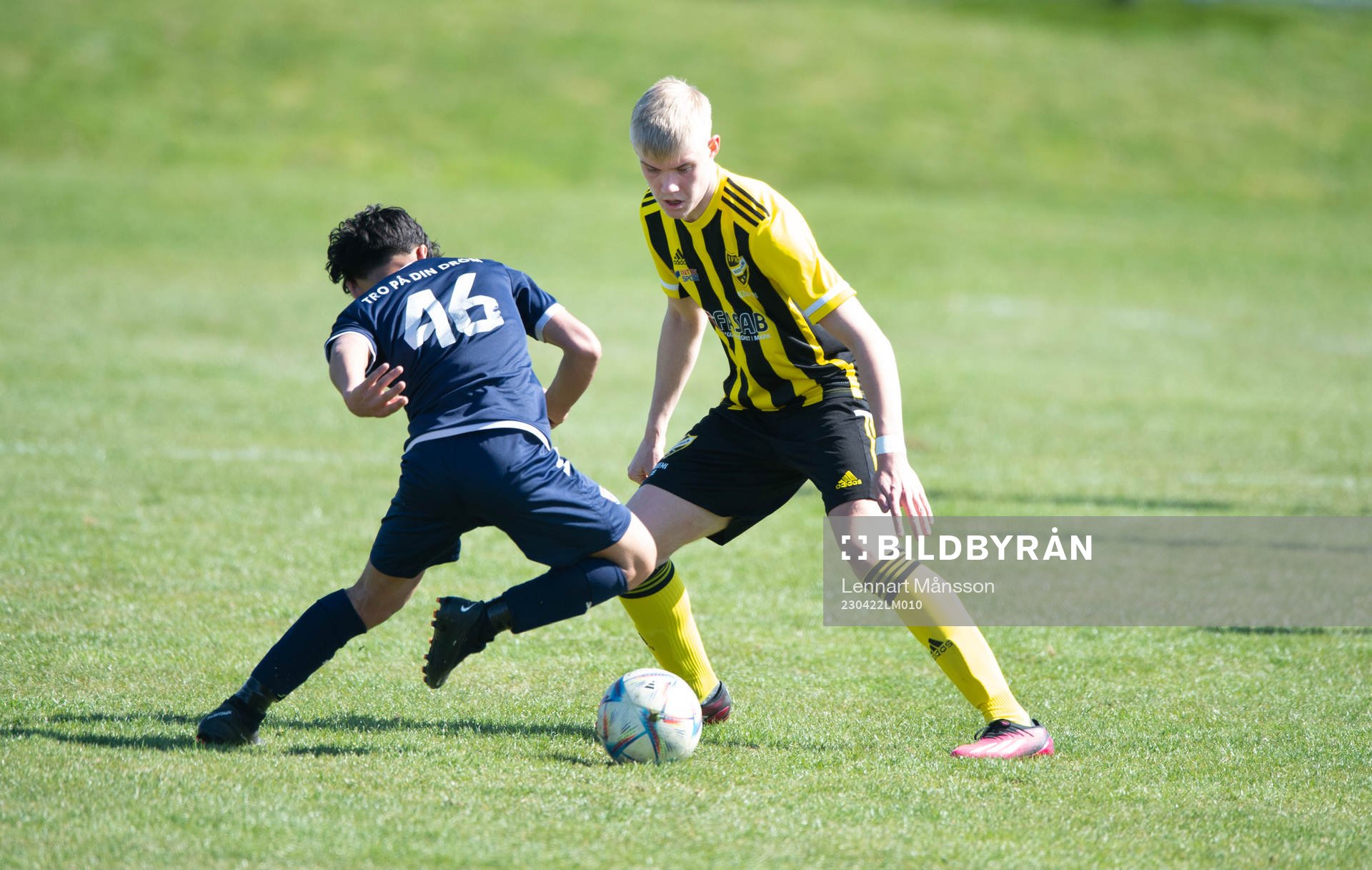 IFK Hässleholms Linus Roslund  i matchen i U17 mellan IFK