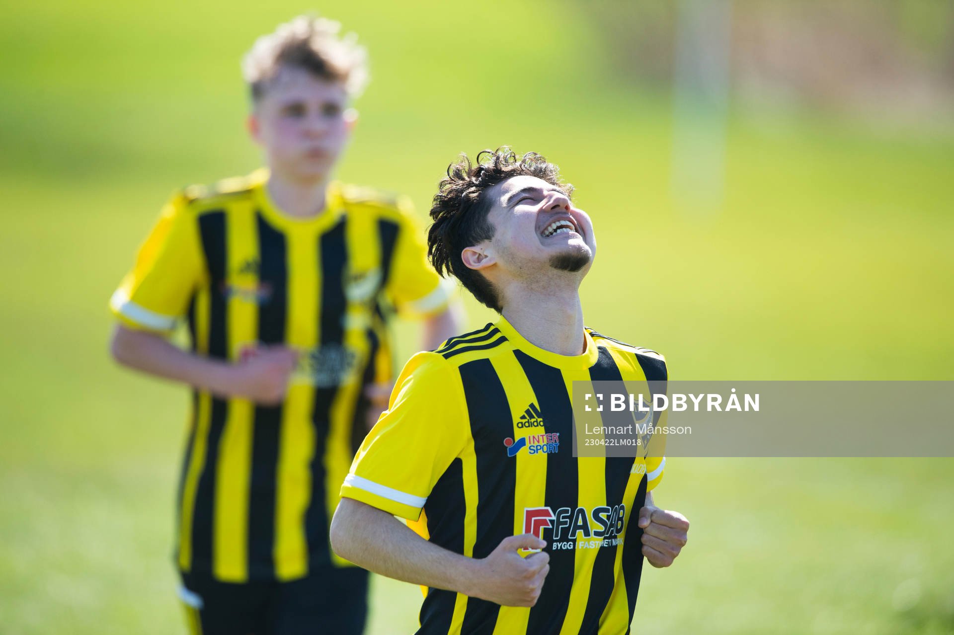 IFK Hässleholms Alireza Nasari jublar