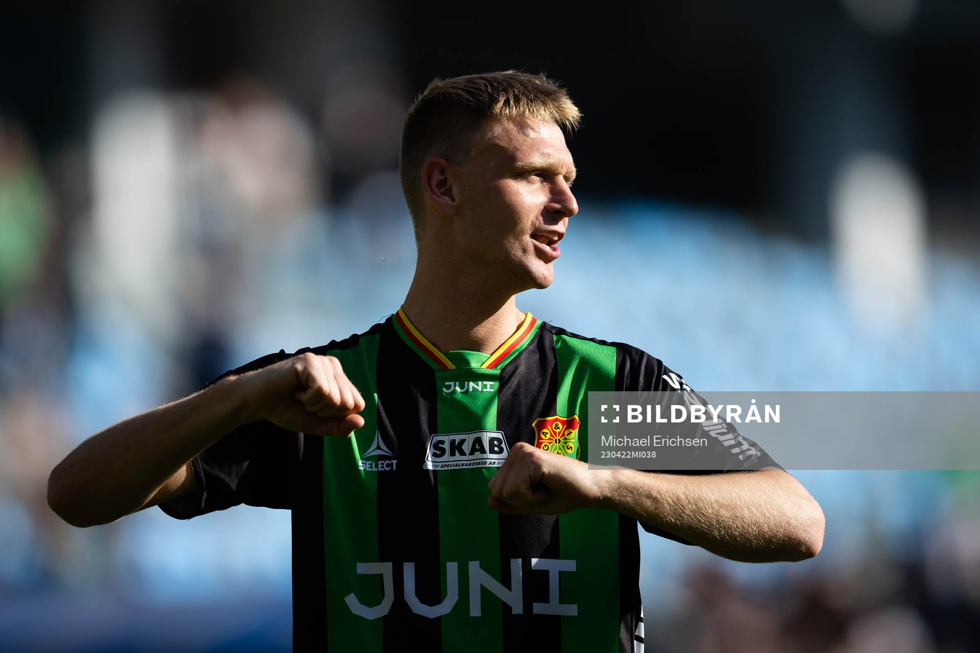 GAIS Joackim Åberg jublar