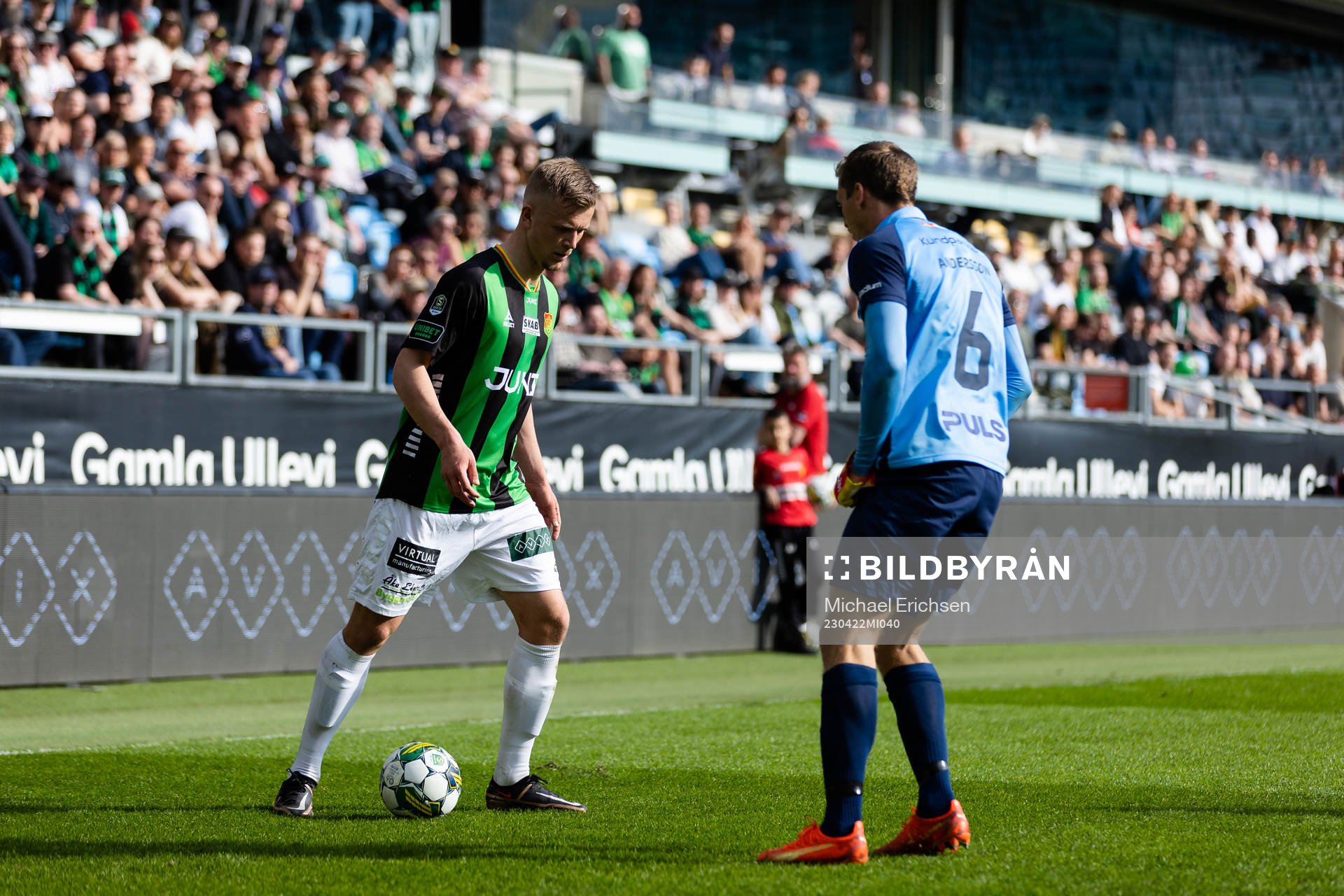 GAIS Alexander Ahl Holmström och Landskronas Philip