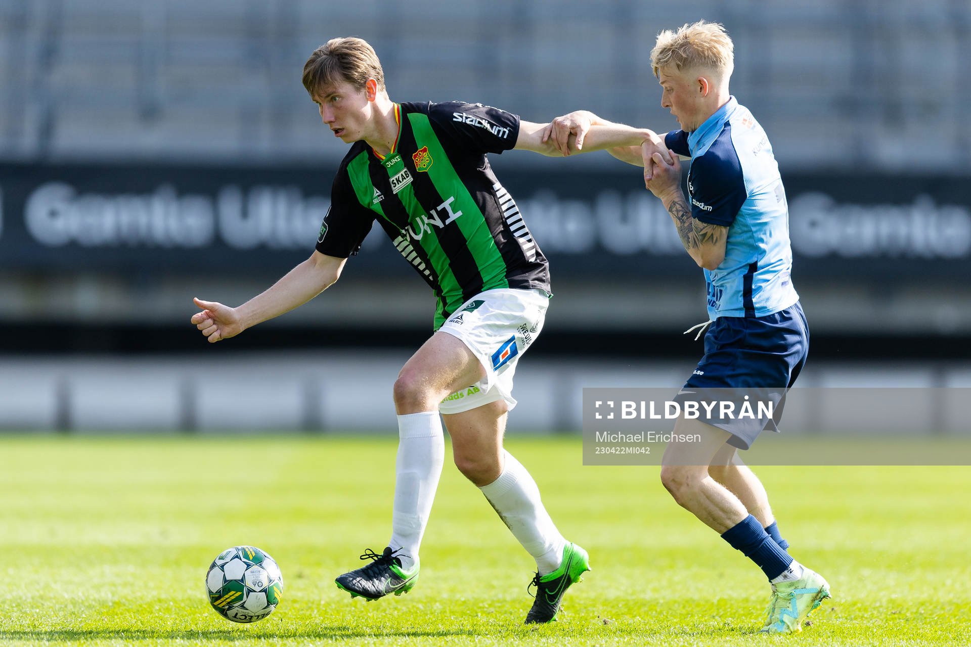 GAIS Robin Frej och Landskronas Melker Widell