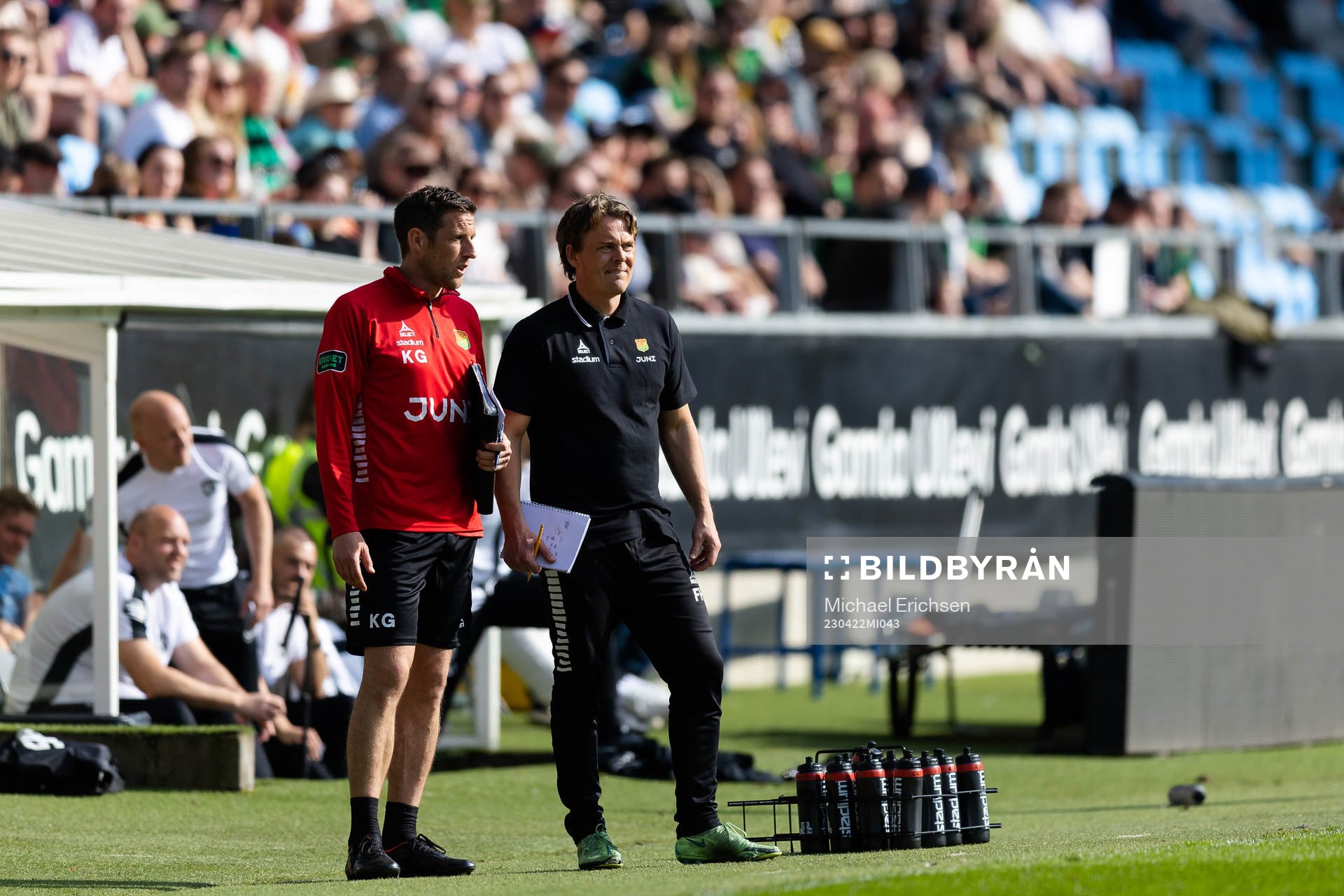 GAIS assisterande tränare Kenneth Gustafsson och tränare