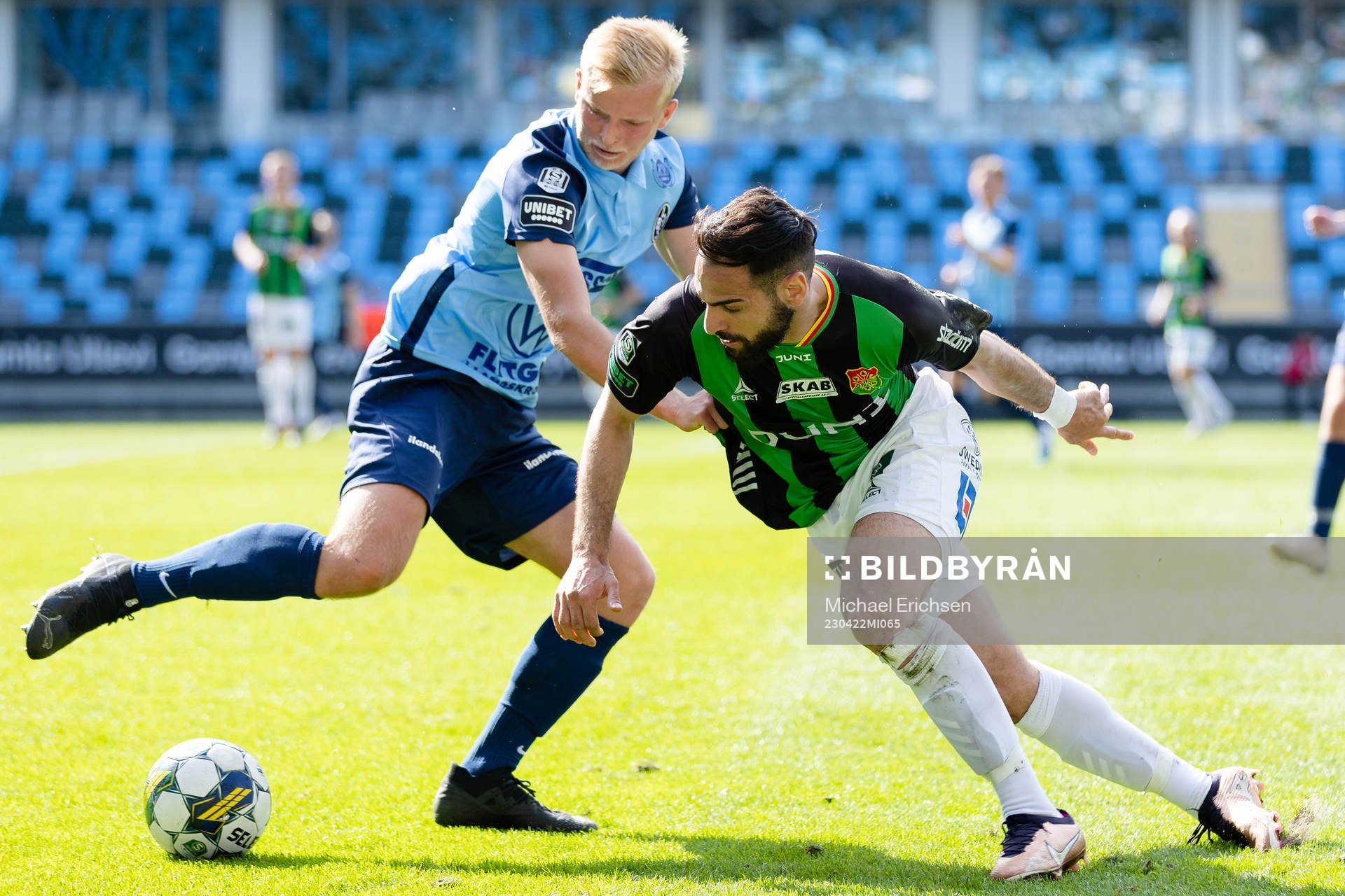 Landskronas Johan Rapp och GAIS Mervan Celik