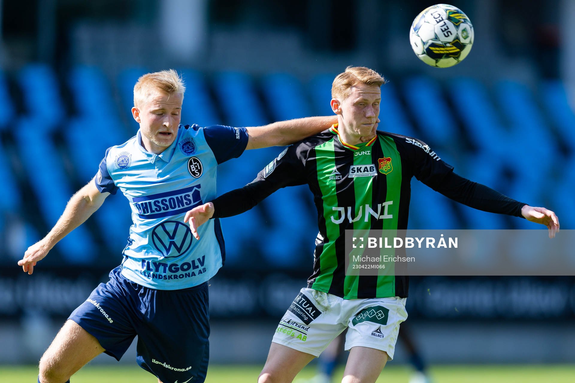 Landskronas Johan Rapp och GAIS Julius Lindberg