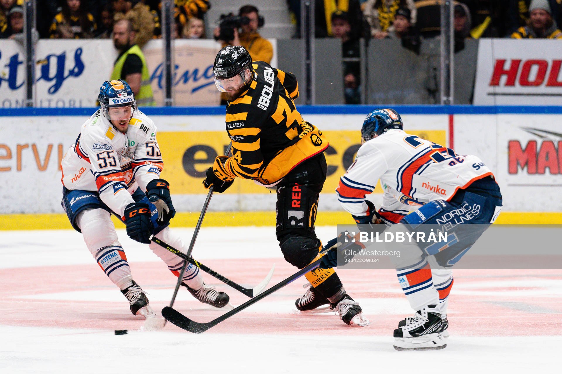 Växjös Miika Koivisto och Skellefteås Tom Kühnhackl