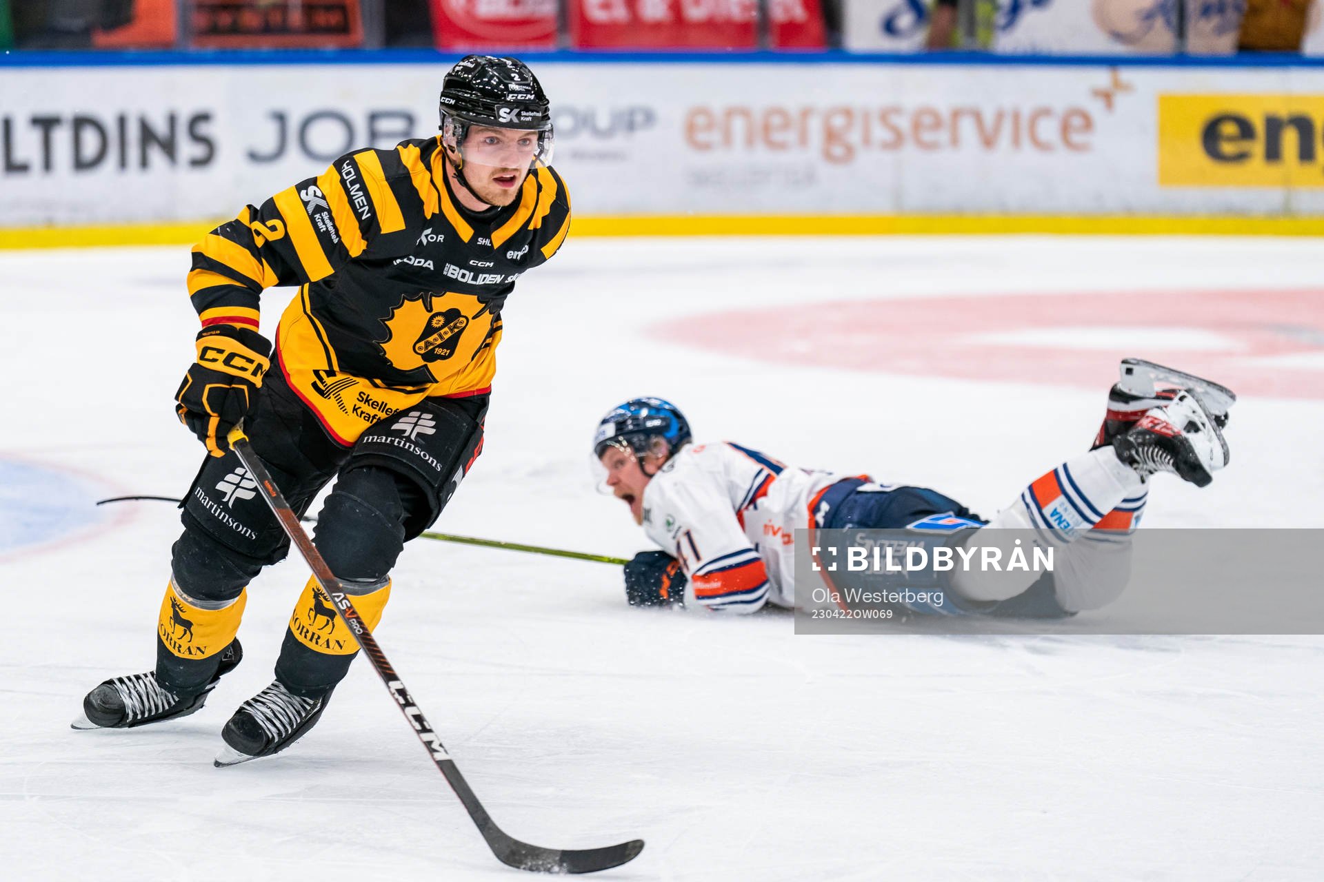 Skellefteås Linus Högberg och Växjös Ludvig Nilsson