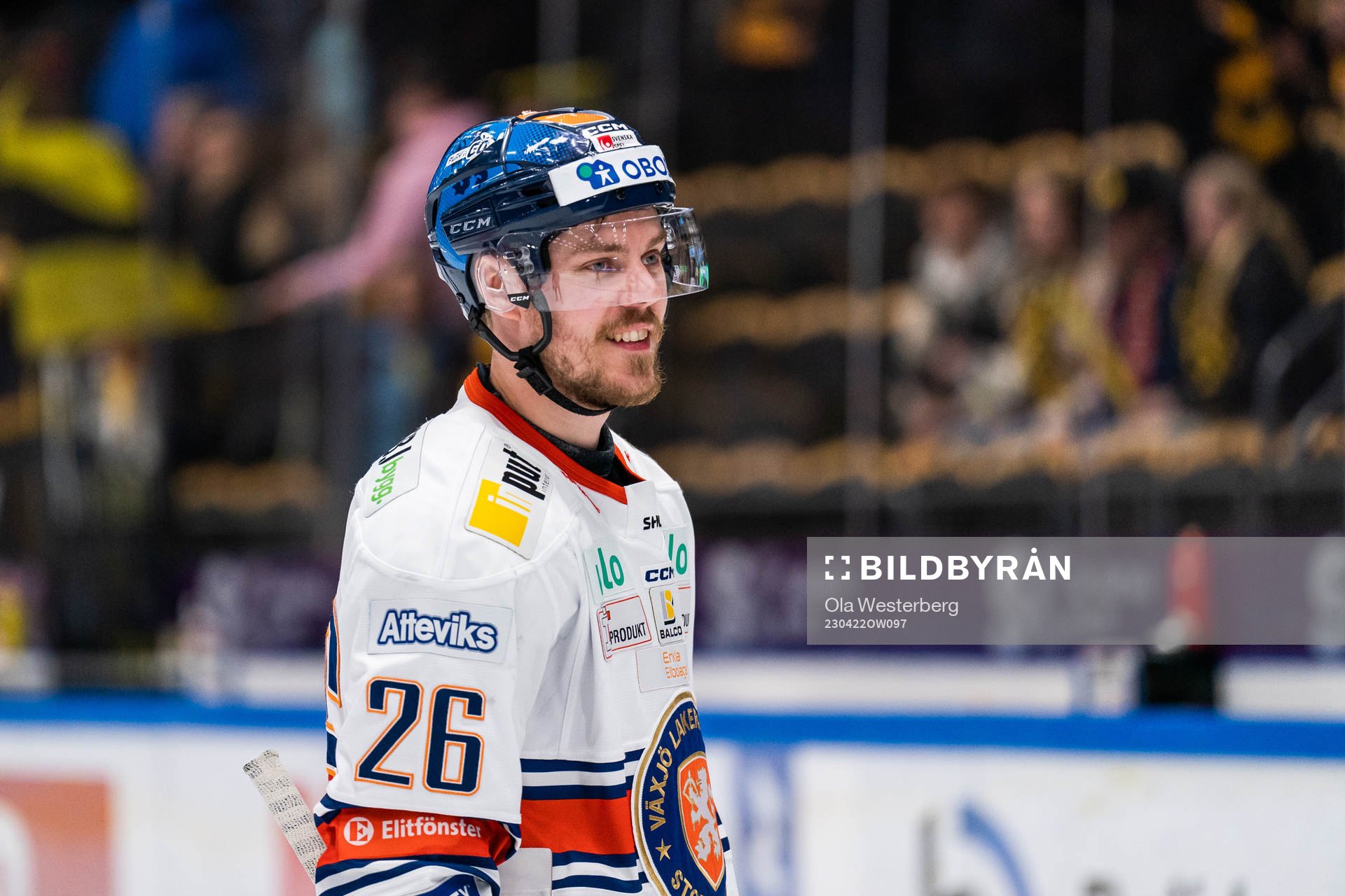 Växjös Joel Kellman jublar