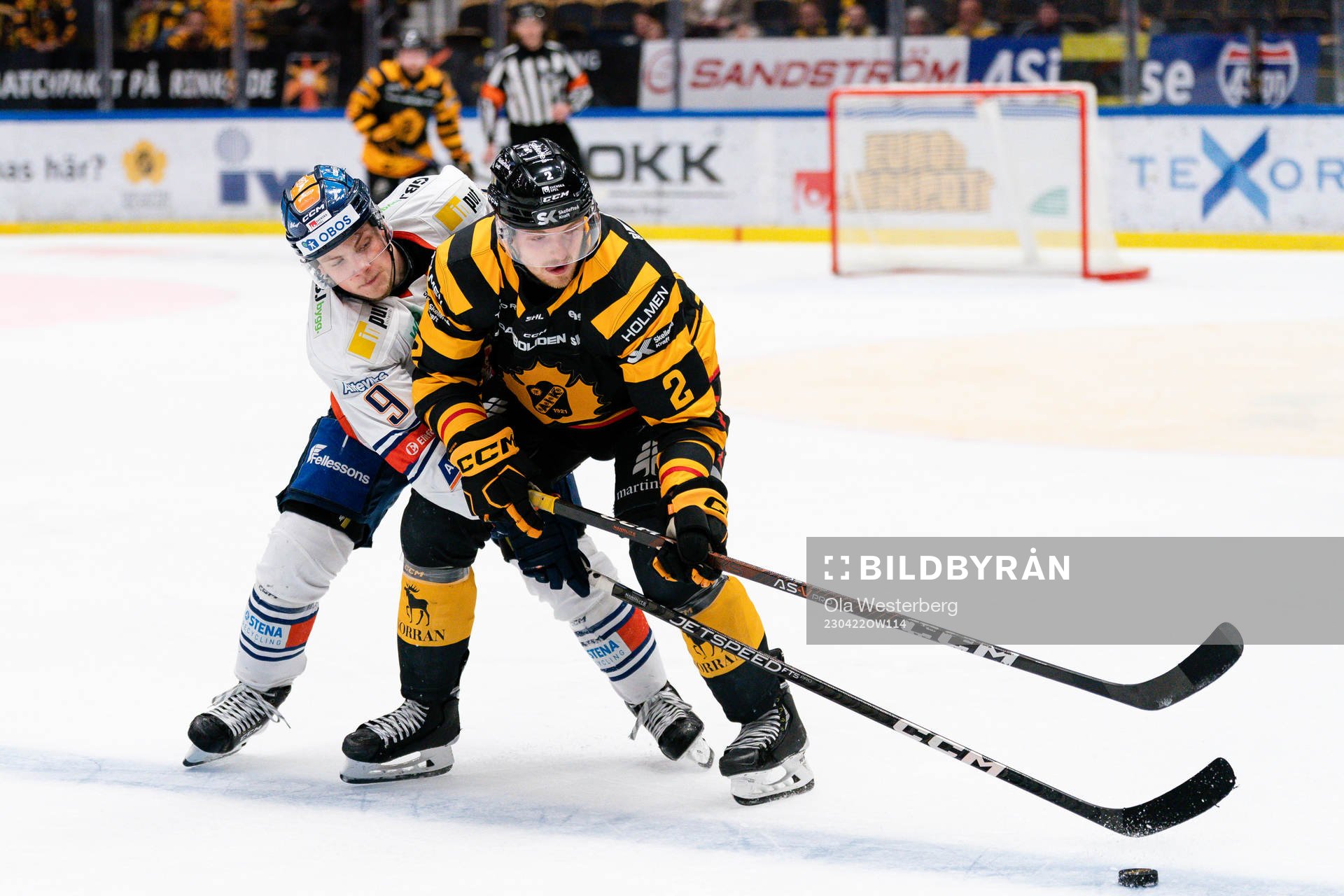 Växjös Victor Stjernborg och Skellefteås Linus Högberg