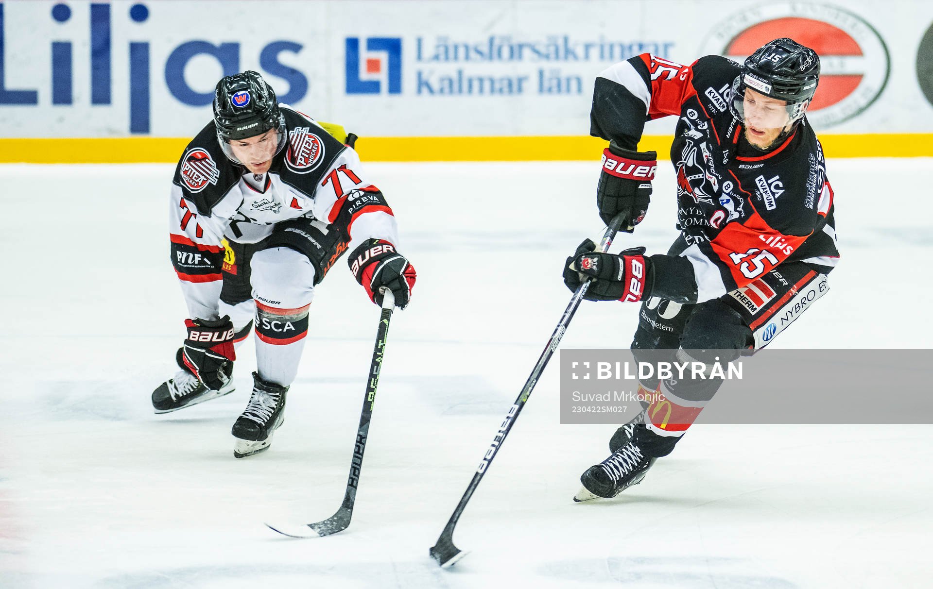 Piteås Joakim Högberg och Nybros Adam Persson