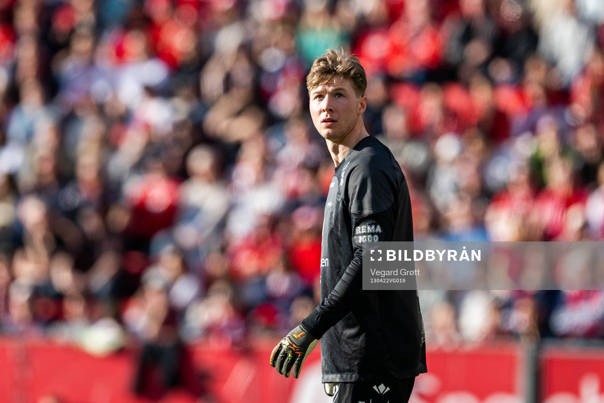 goalkeeper Mathias Dyngeland of Brann