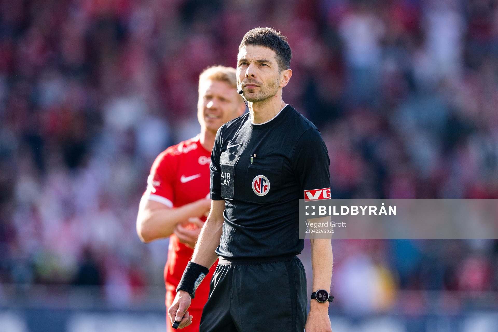 Referee Tore Hansen