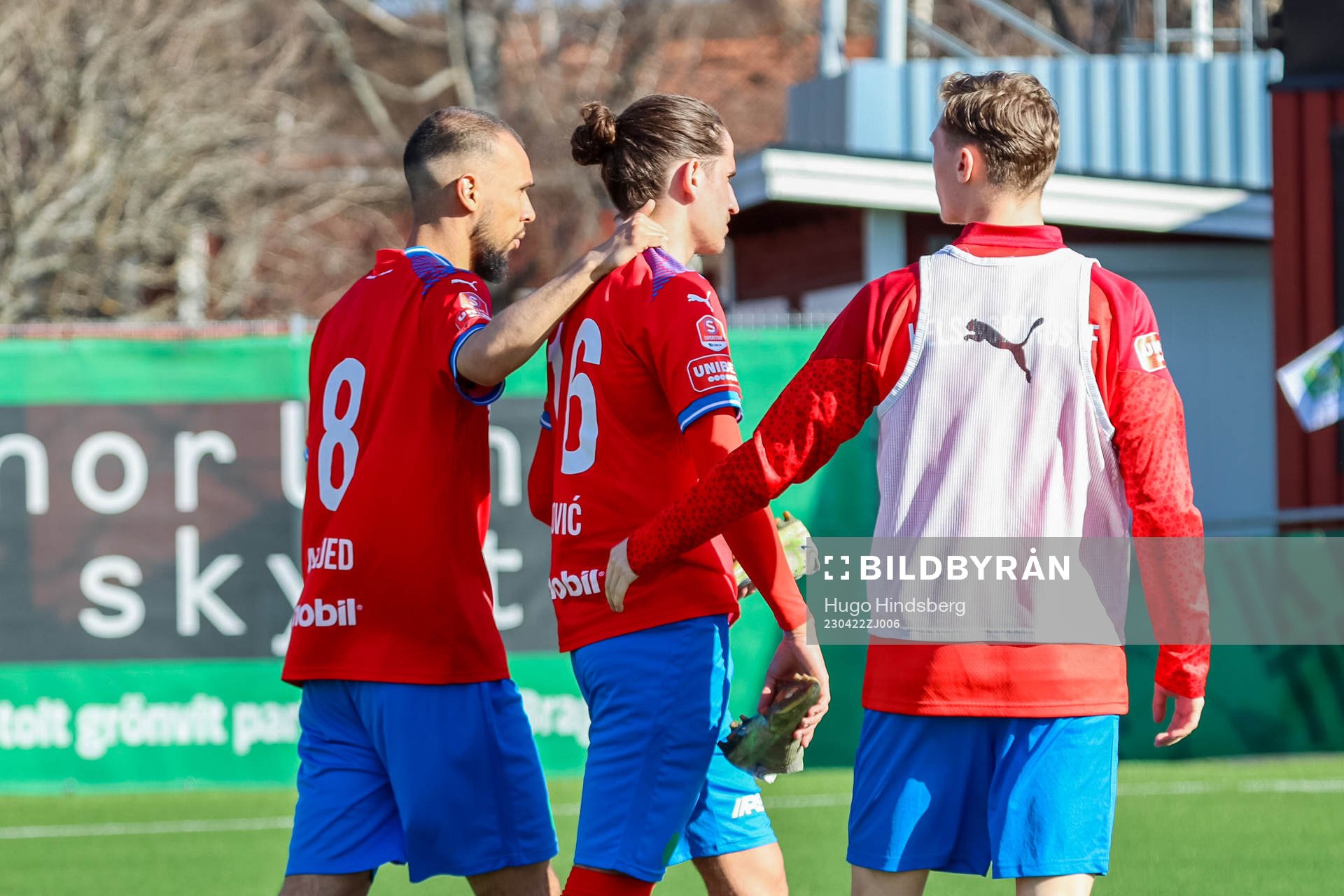 Helsingborgs Sumar Almadjed och Ervin Gigovic deppar