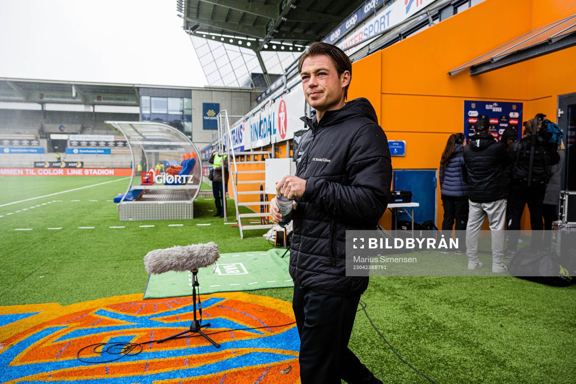 Patrick Berg of Bodø/Glimt arrives