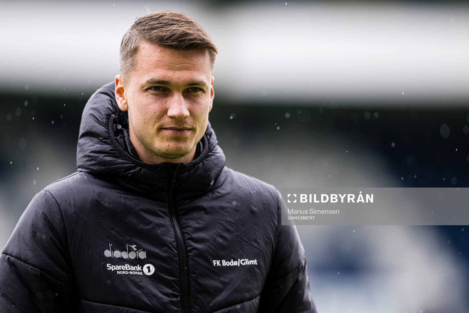 Odin Bjørtuft of Bodø/Glimt arrives