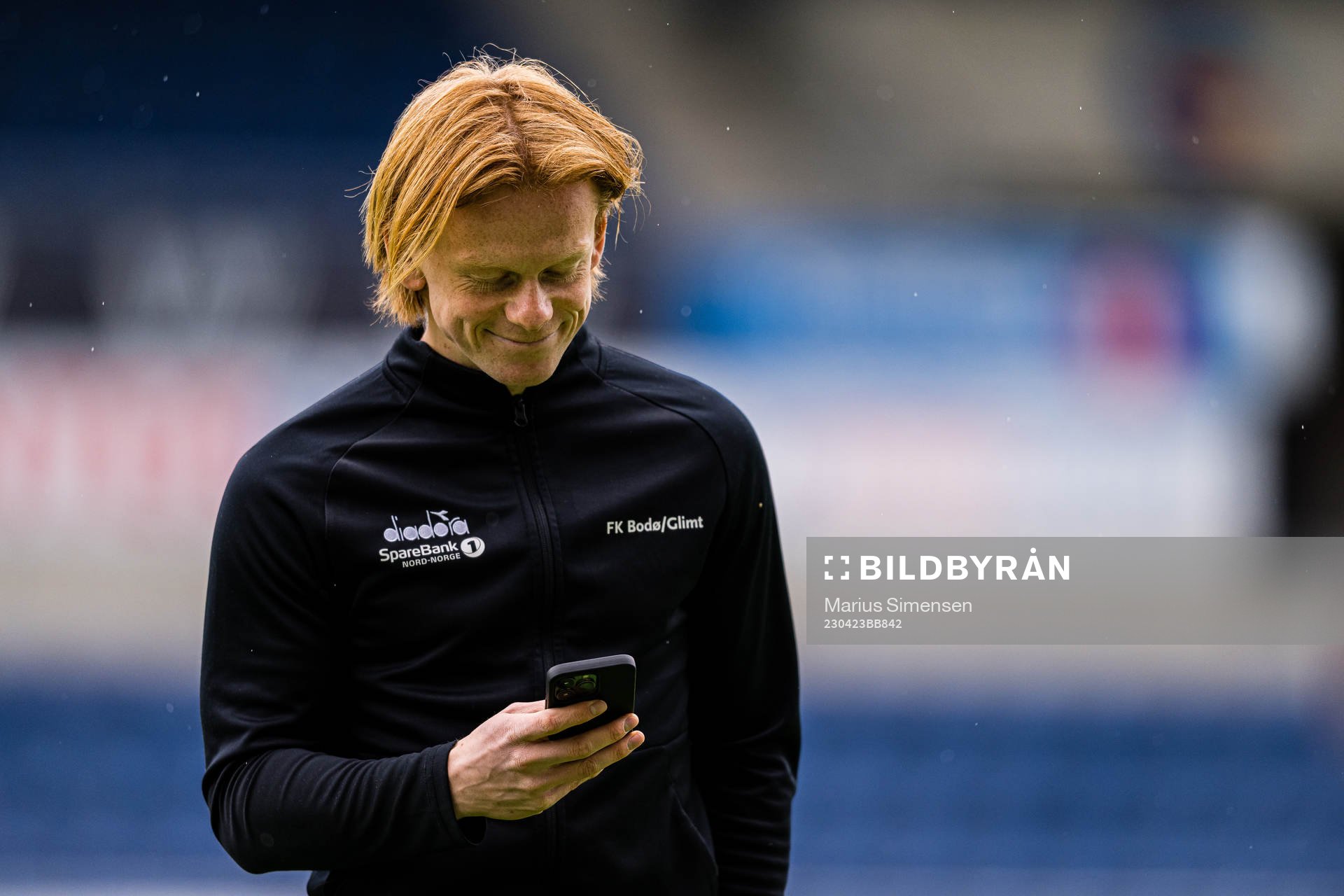 Adam Sørensen of Bodø/Glimt arrives