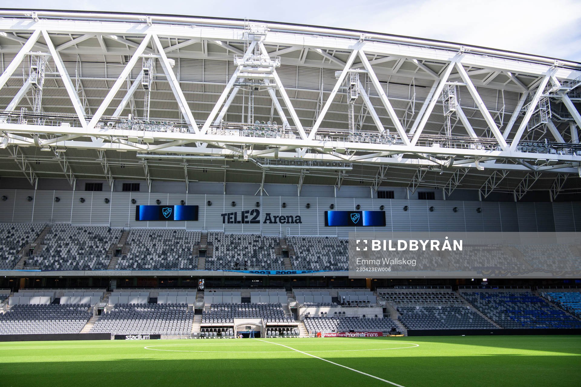 Interiör av Tele2 Arena