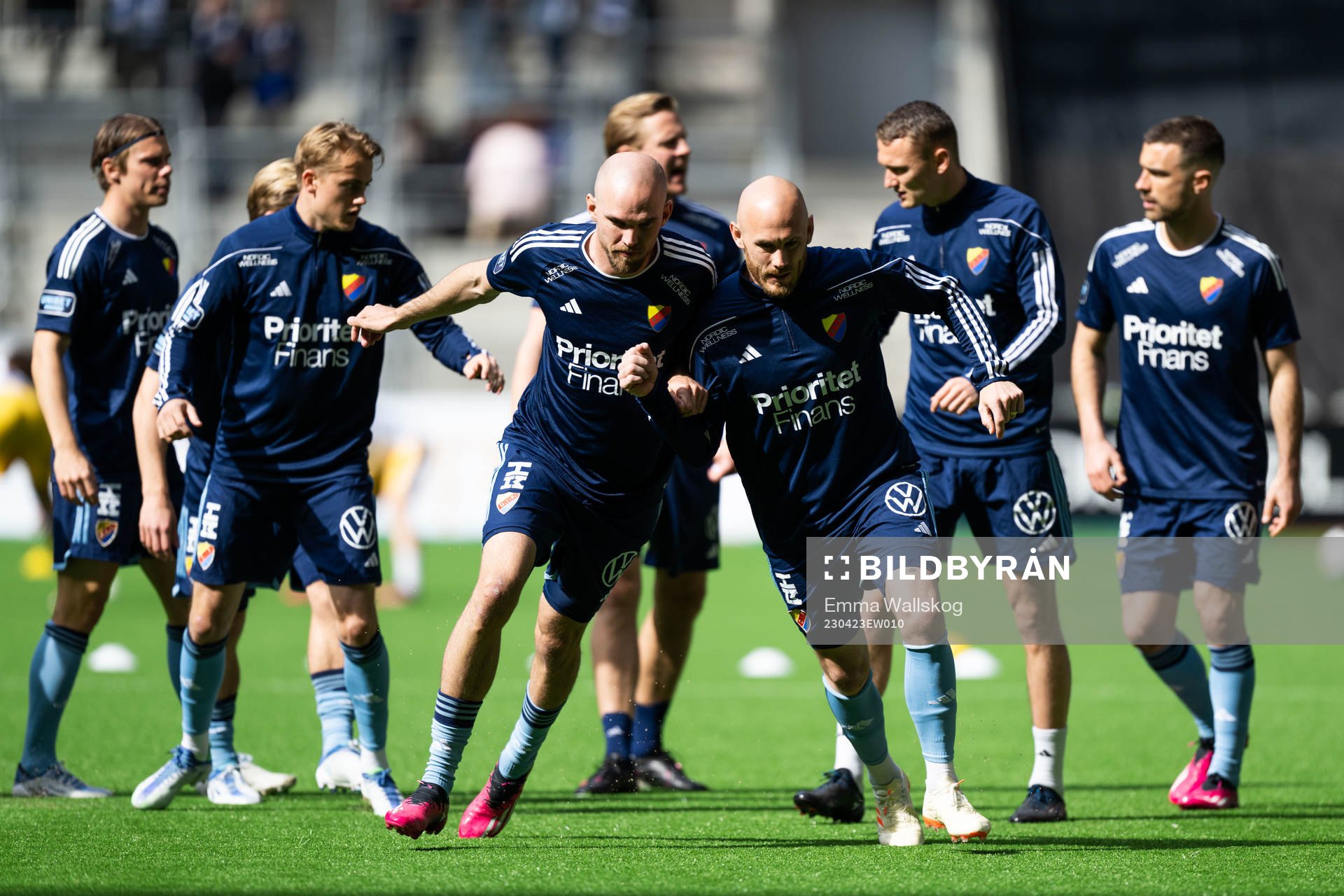 Djurgårdens Marcus Danielson och Magnus Eriksson