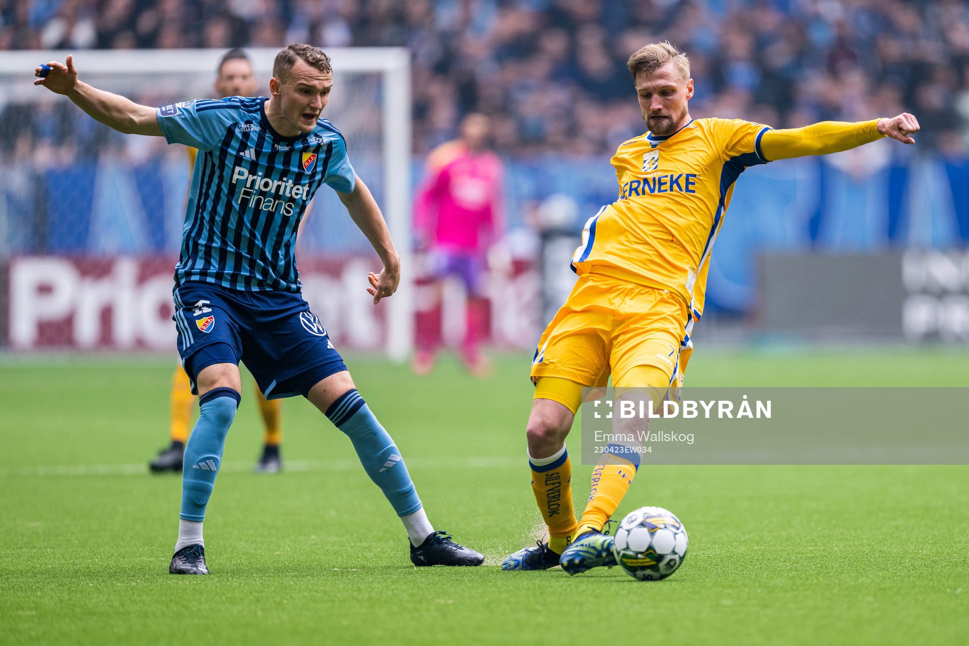 Djurgårdens Piotr Johansson och IFK Göteborgs Sebastian