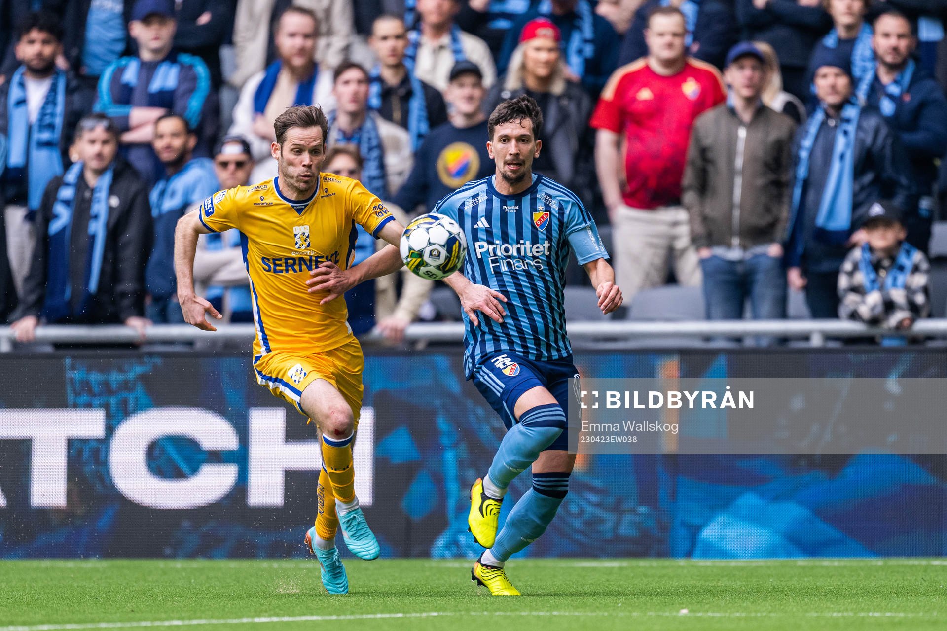 IFK Göteborgs Emil Salomonsson och Djurgårdens Gustav