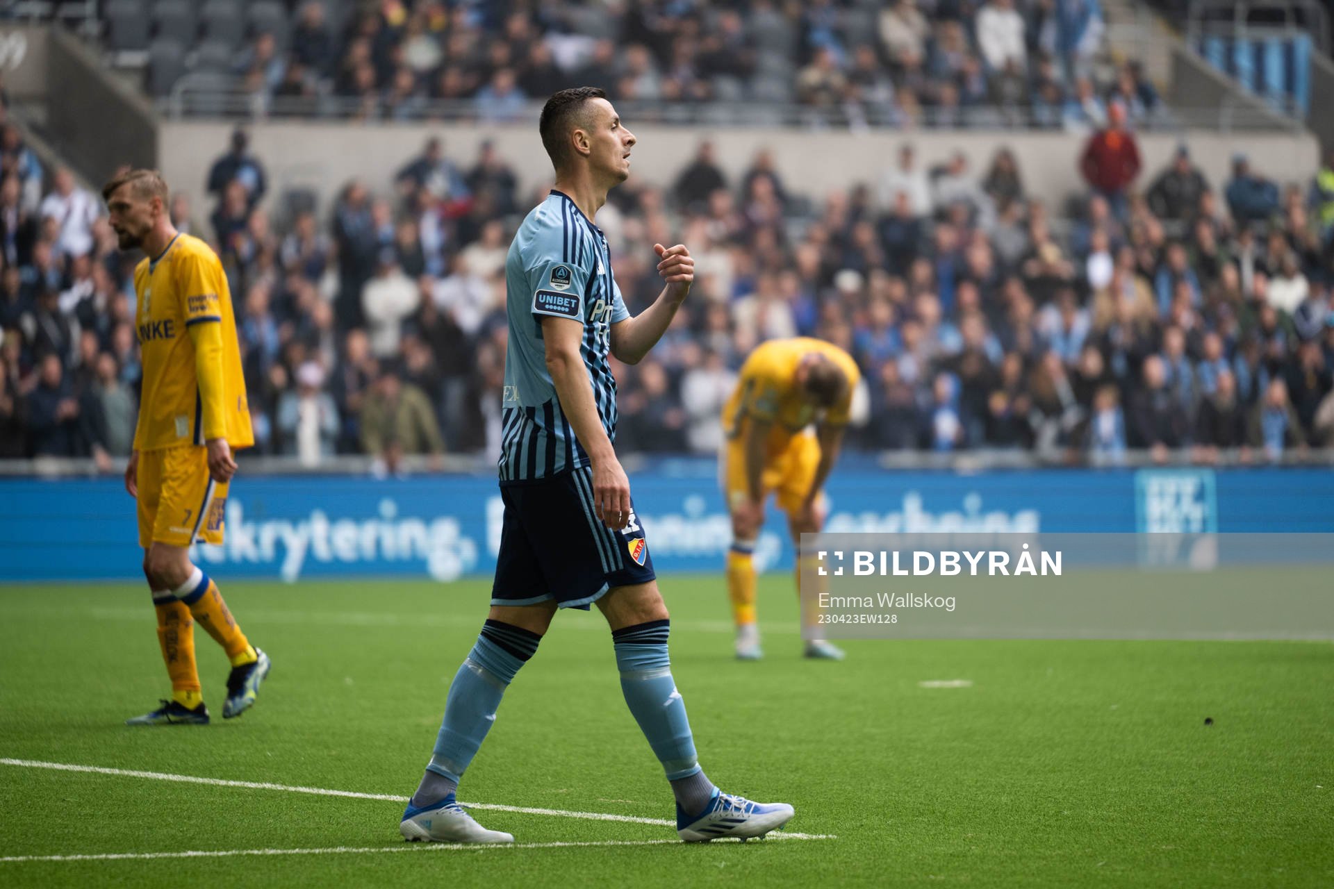 Djurgårdens Haris Radetinac deppar