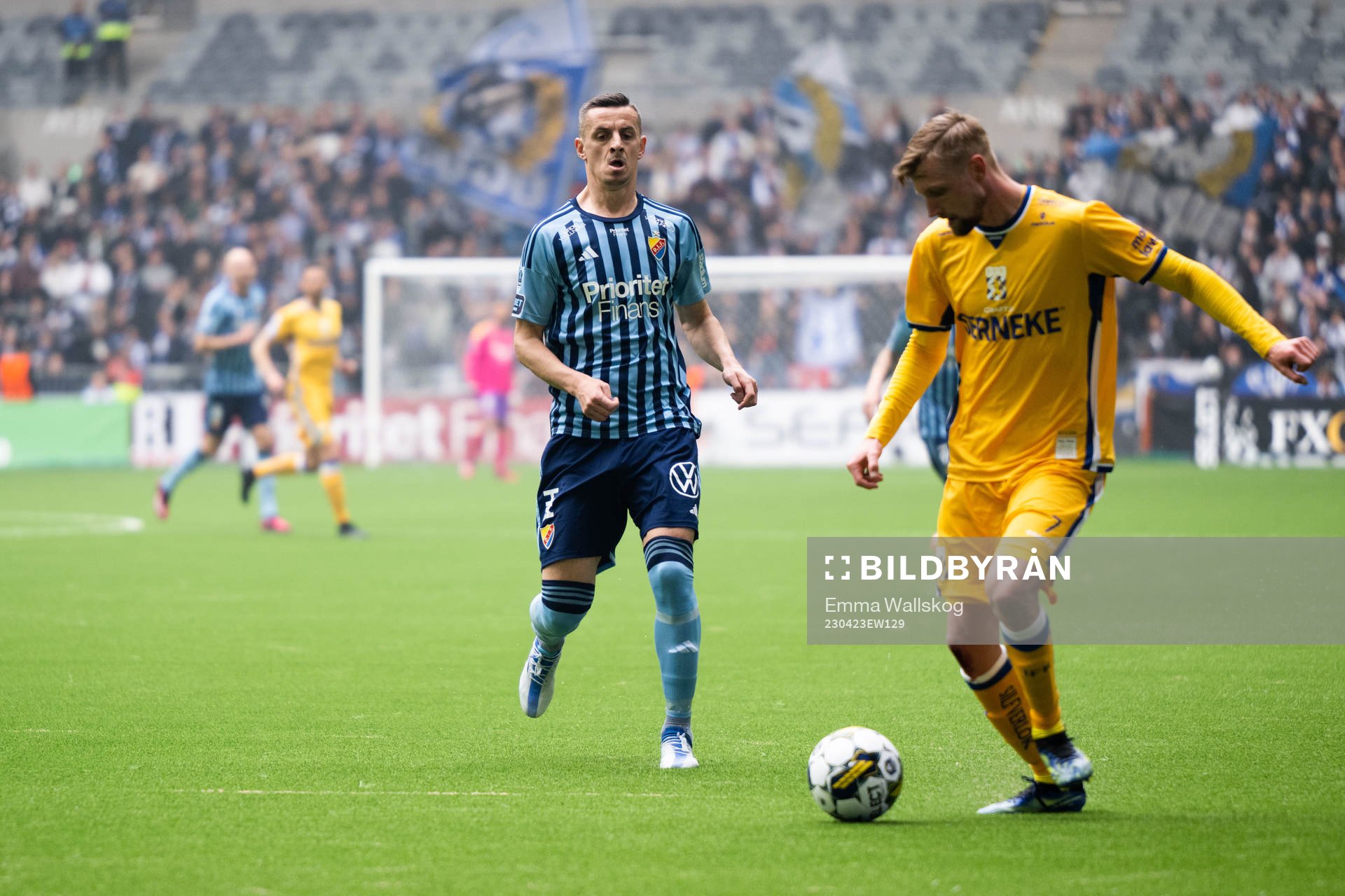 Djurgårdens Haris Radetinac och IFK Göteborgs Sebastian