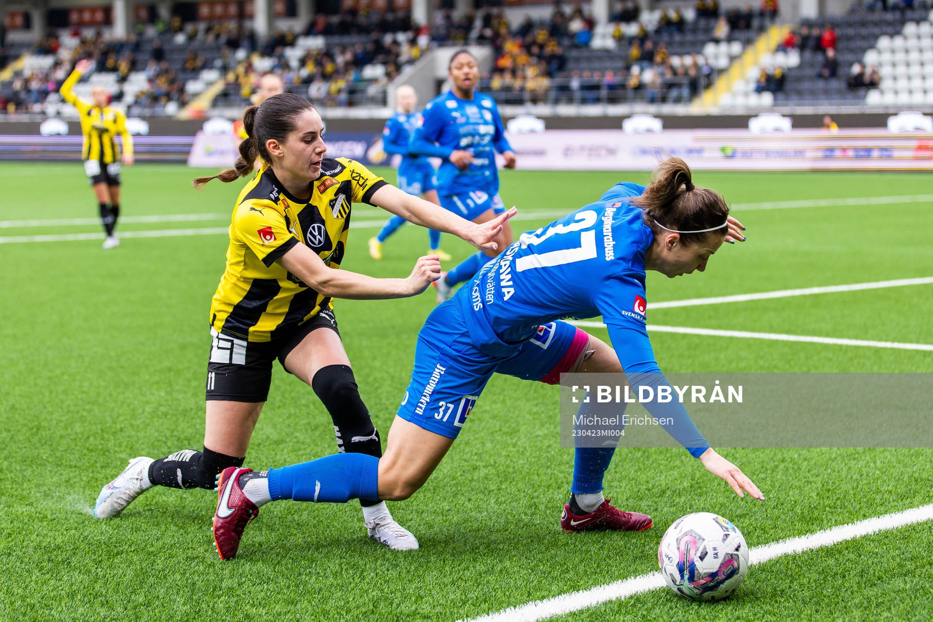Häckens Clarissa Larisey och Kalmars Patricia Fischerova