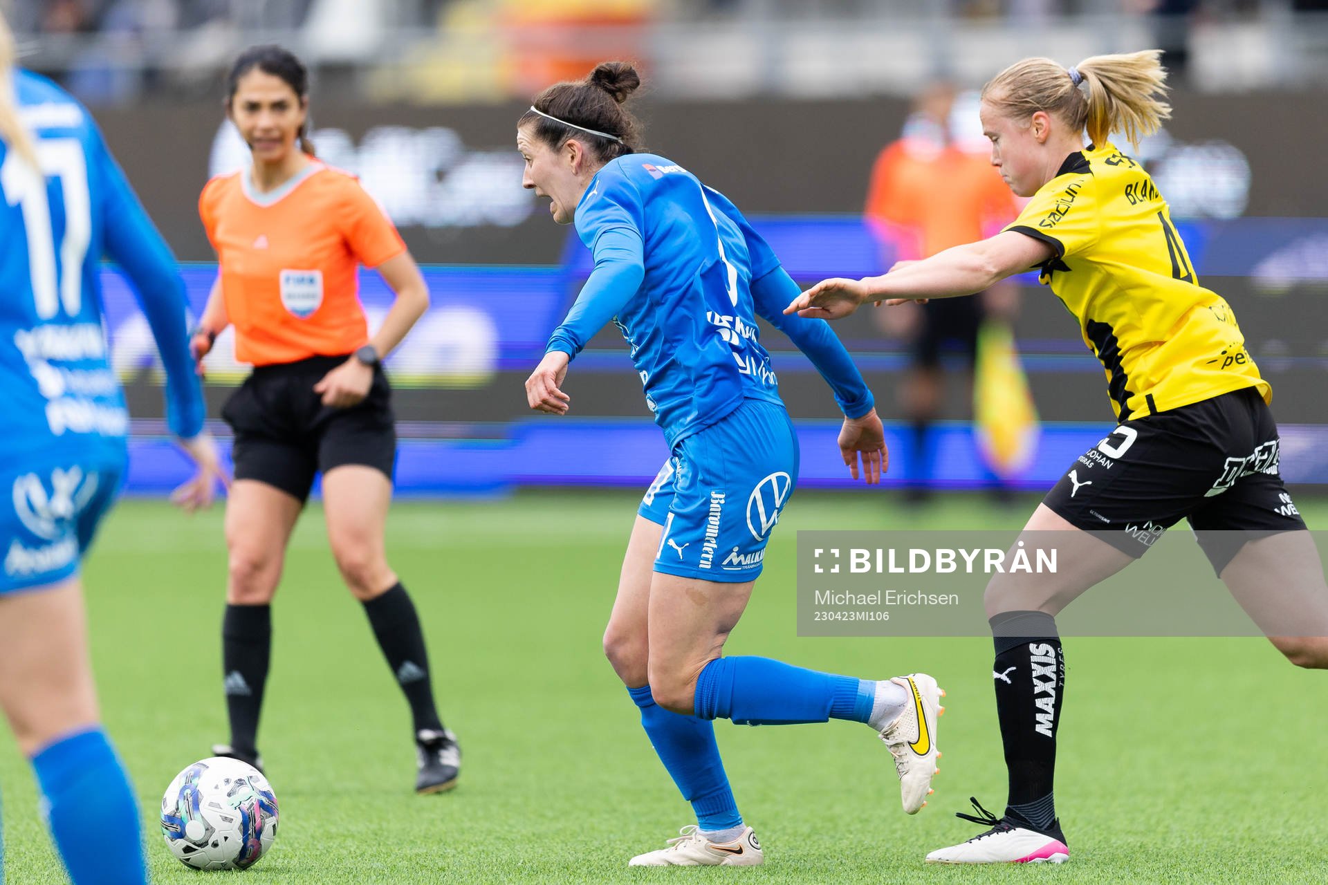 Kalmars Jessica Ayers och Häckens Julie Blakstad