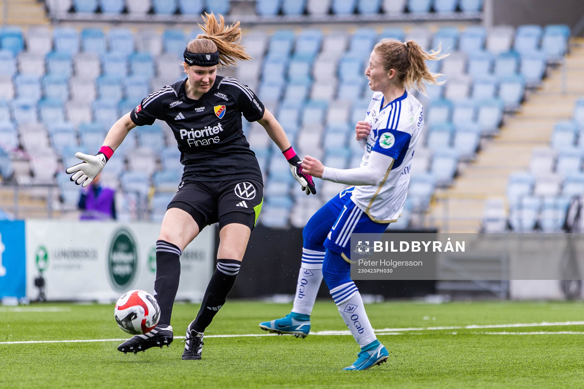 Djurgårdens målvakt Elvira Björklund och IFK