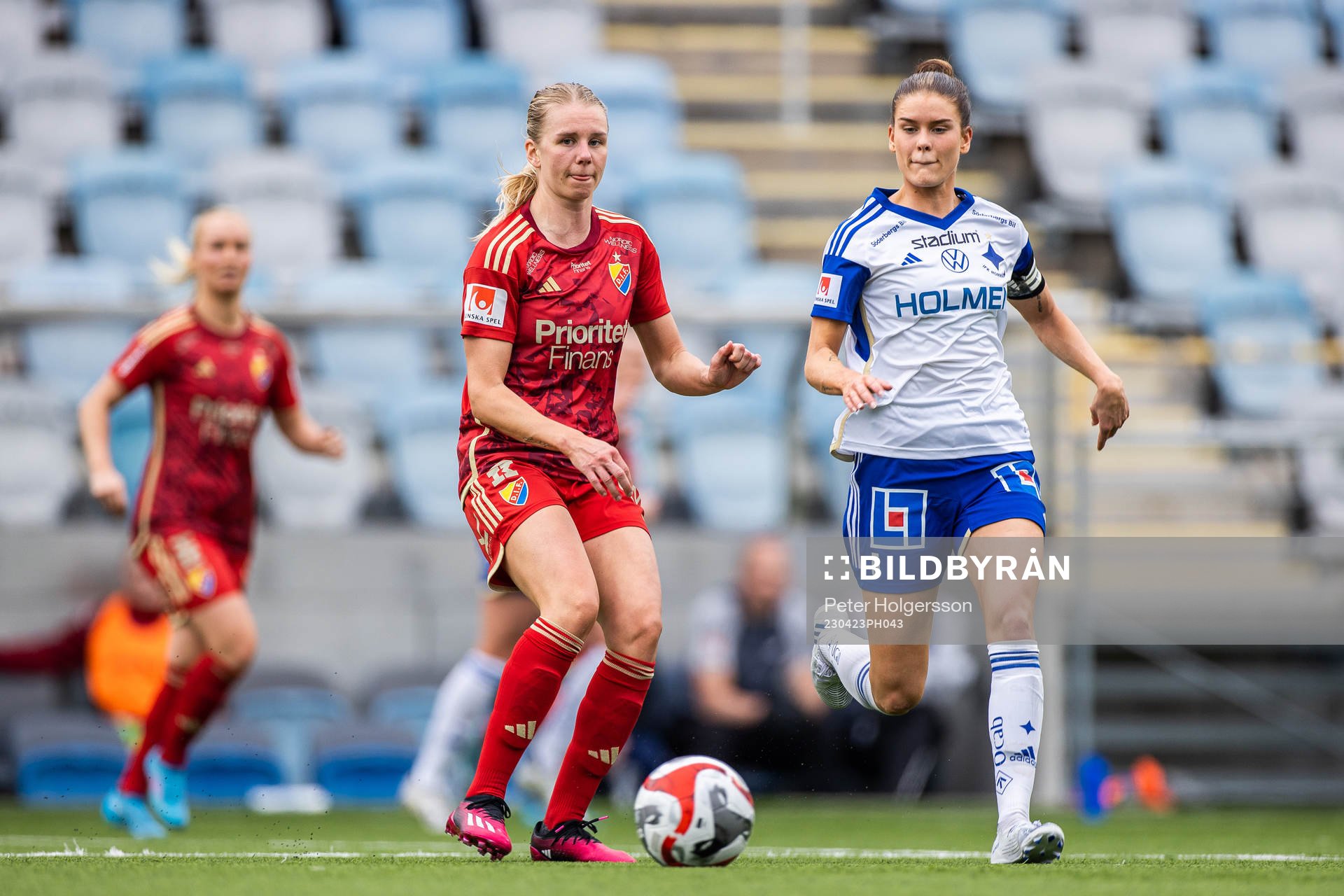 Djurgårdens Nellie Lilja och IFK Norrköpings My Cato