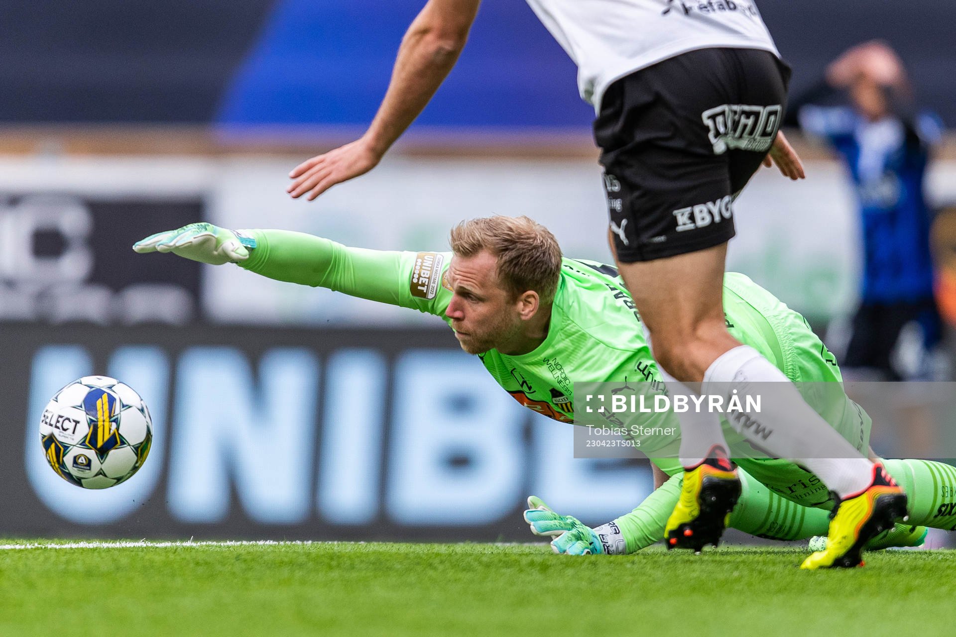 Häckens målvakt Peter Abrahamsson
