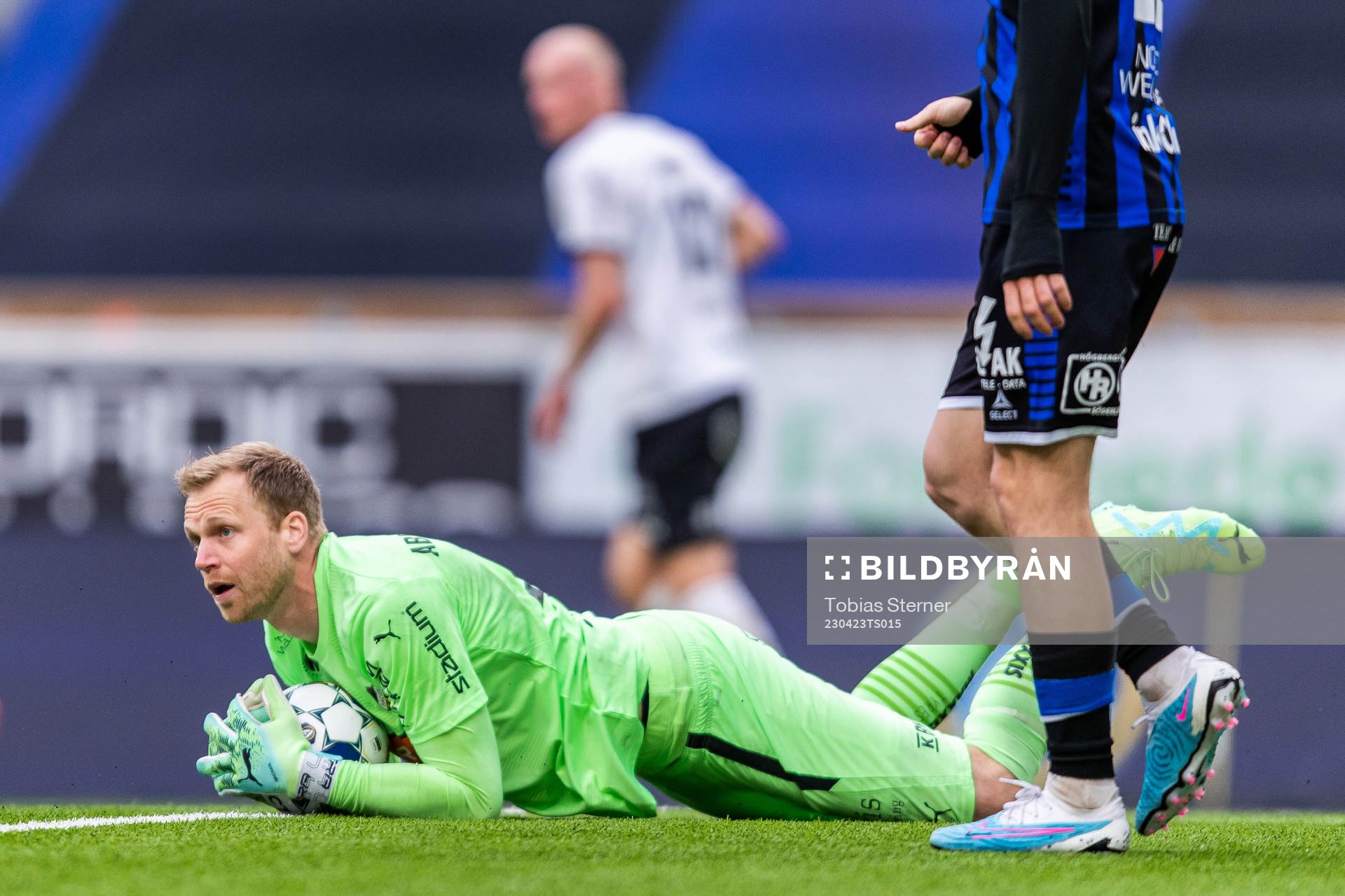 Häckens målvakt Peter Abrahamsson