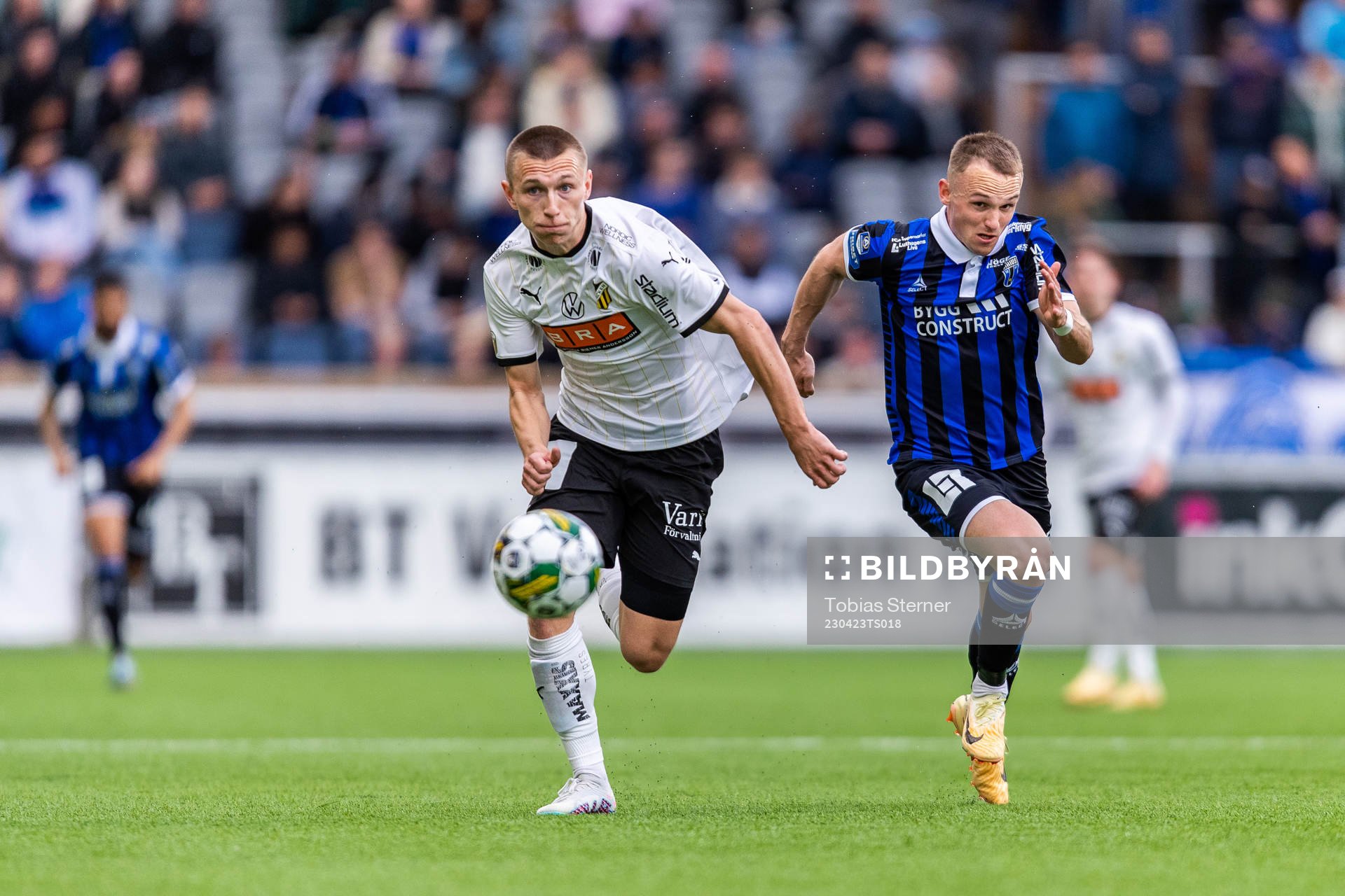 Häckens Kristoffer Lund Hansen och Sirius Aron Bjarnason