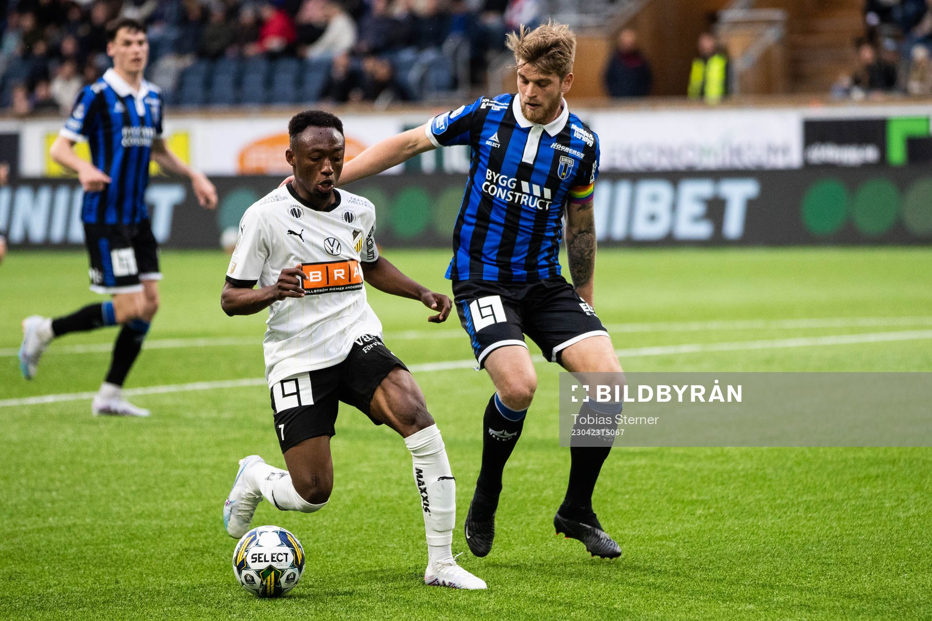 Häckens Benie Adama Traore och Sirius Marcus Klingenberg