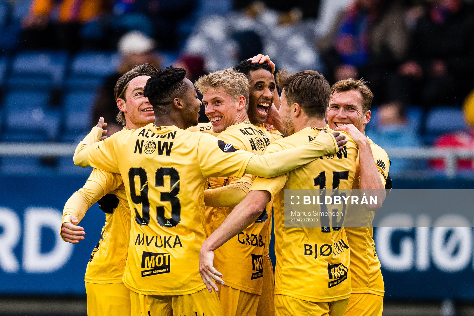 Amahl Pellegrino of Bodø/Glimt celebrates