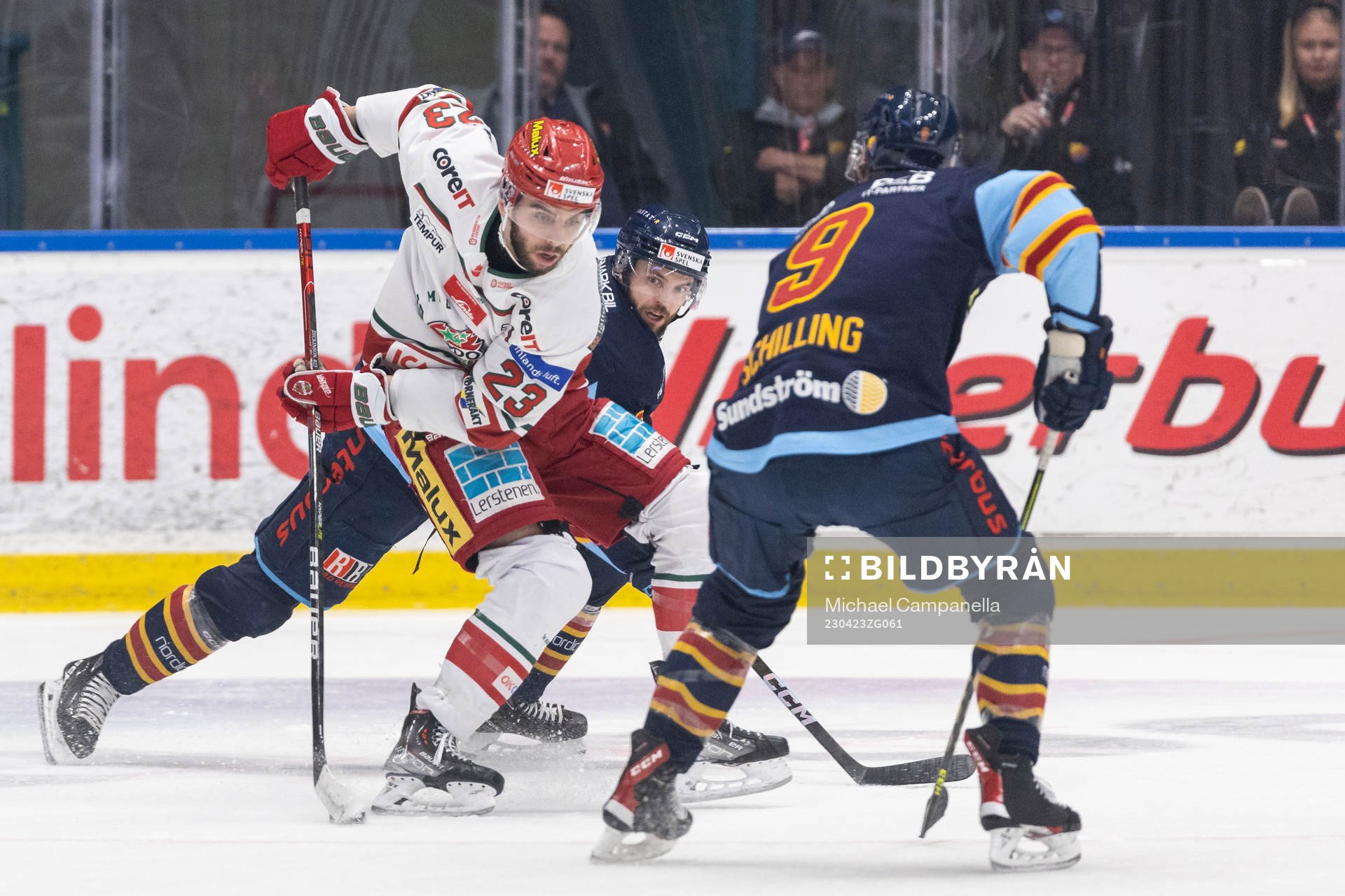 Modos Josh Dickinson och Djurgårdens Cameron Ernst